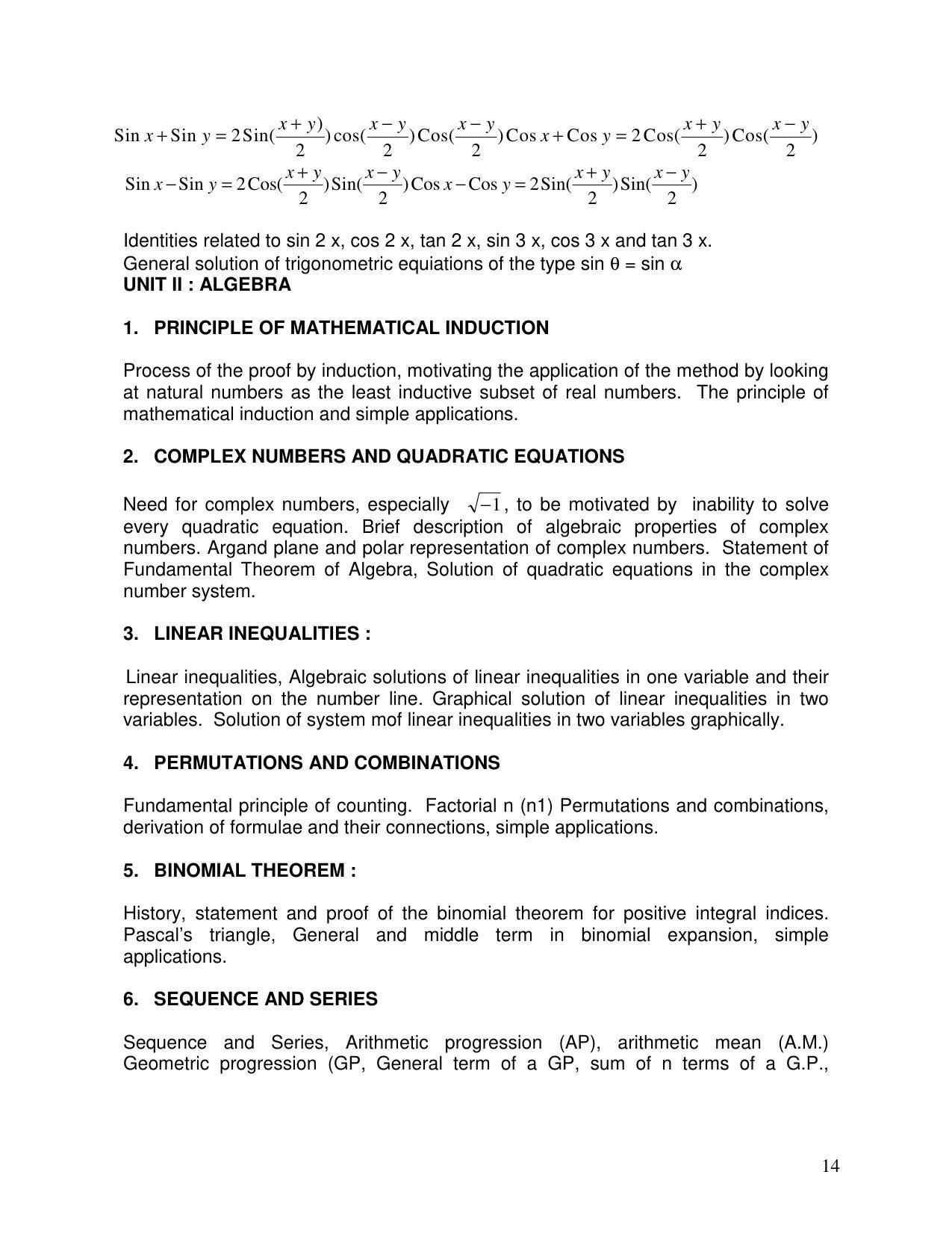 AMU Entrance Exam: P.G. Advance Diploma in Solar Engineering & Management Syllabus - Page 14