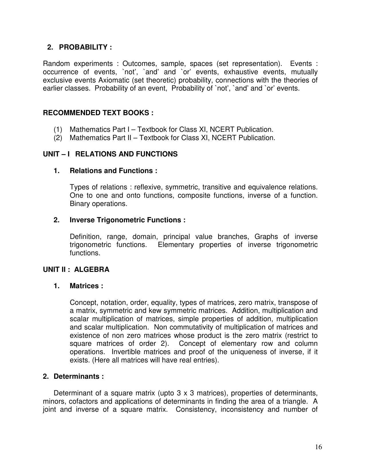 AMU Entrance Exam: P.G. Advance Diploma in Solar Engineering & Management Syllabus - Page 16