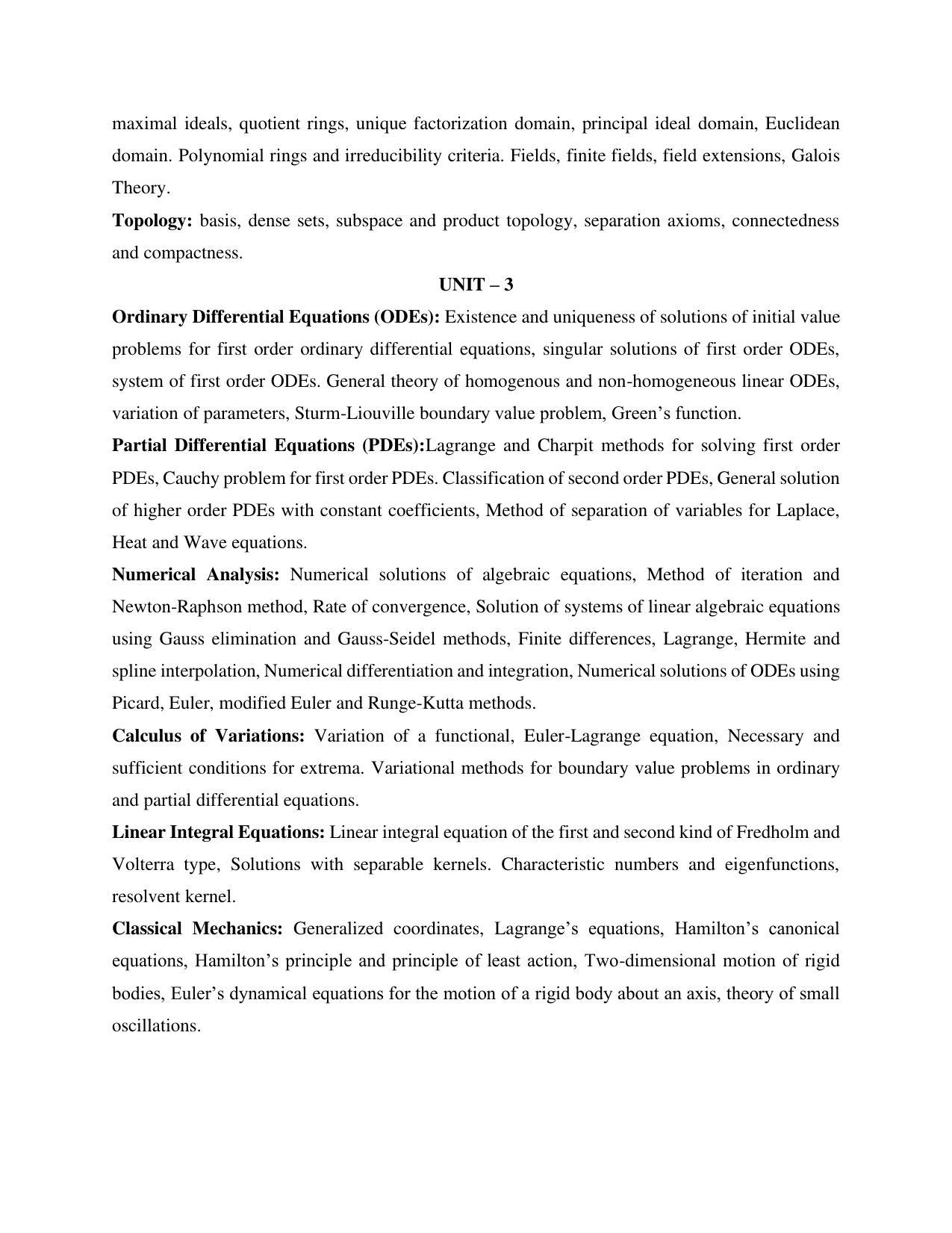 AP RCET Mathematics Syllabus - Page 2