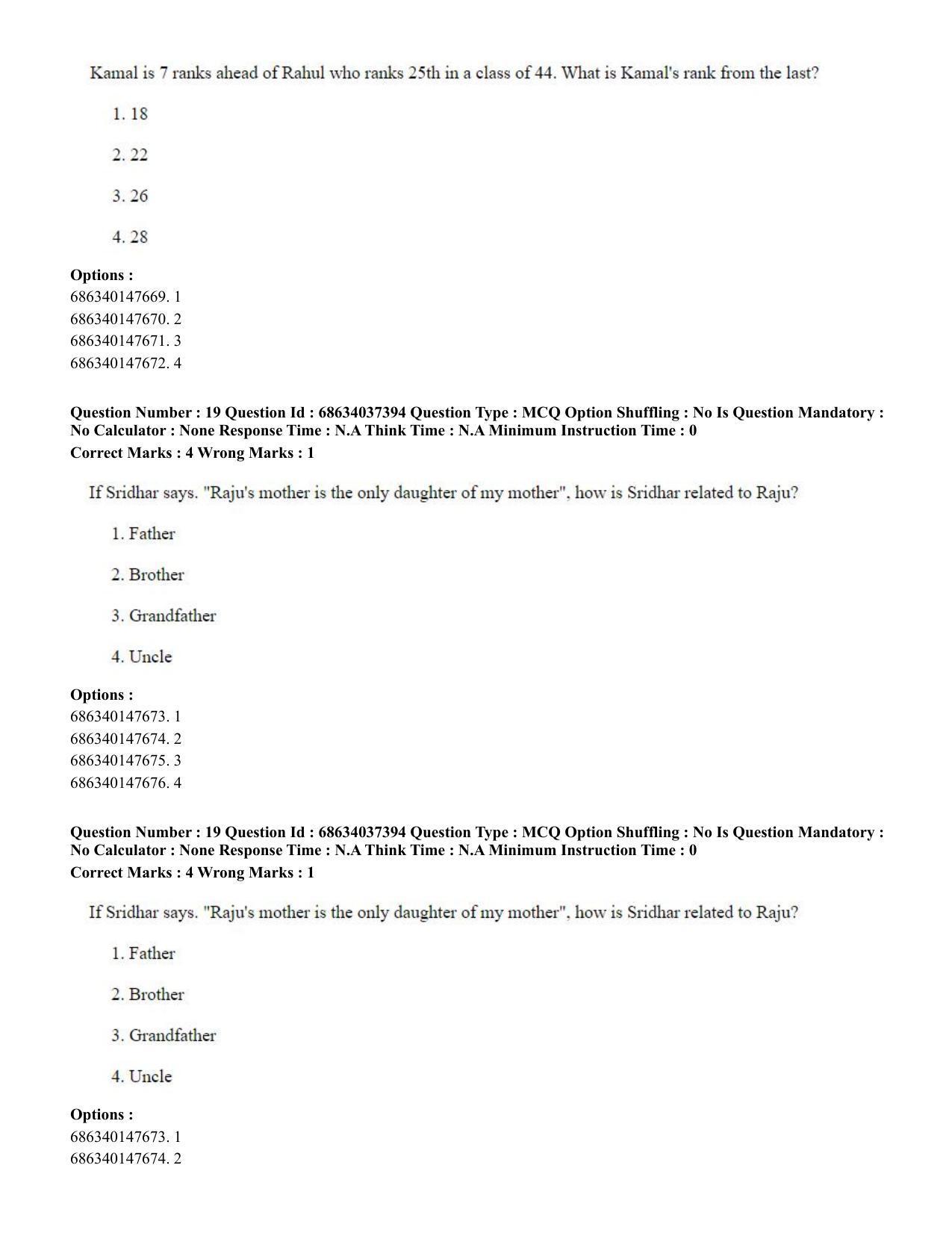 CUET PG 2023: COQP01 – Agri-Business Management Eng-Shift 3 (23-06-2023) Question Paper - Page 20