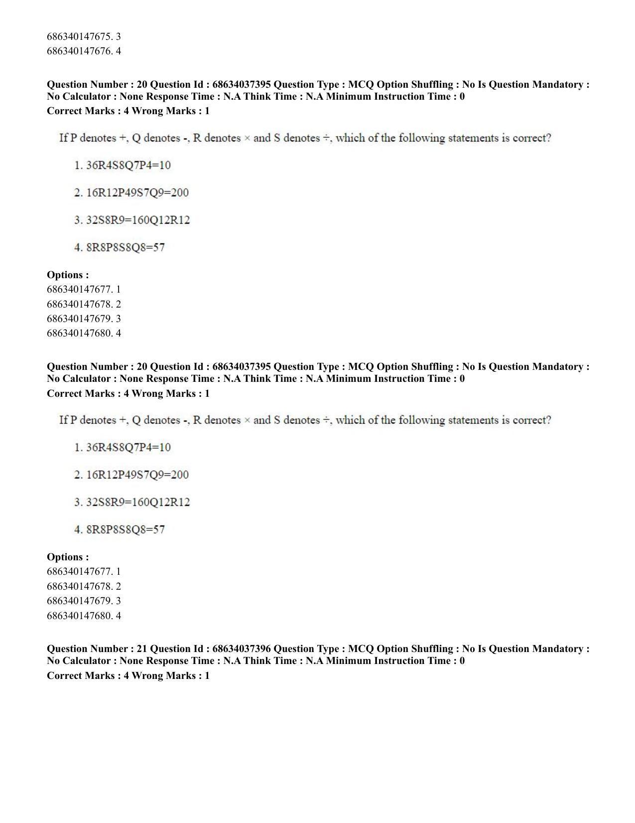 CUET PG 2023: COQP01 – Agri-Business Management Eng-Shift 3 (23-06-2023) Question Paper - Page 21