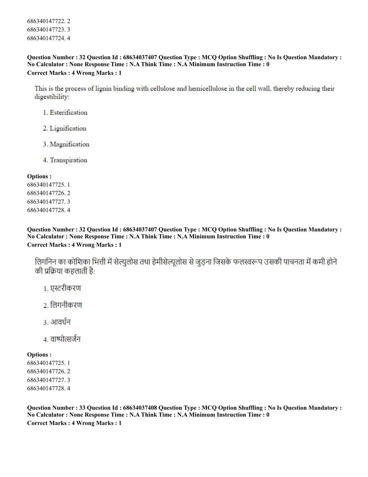 CUET PG 2023: COQP01 – Agri-Business Management Eng-Shift 3 (23-06-2023) Question Paper - Page 31