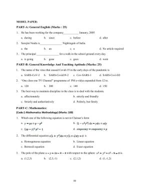 AP EdCET Model Paper