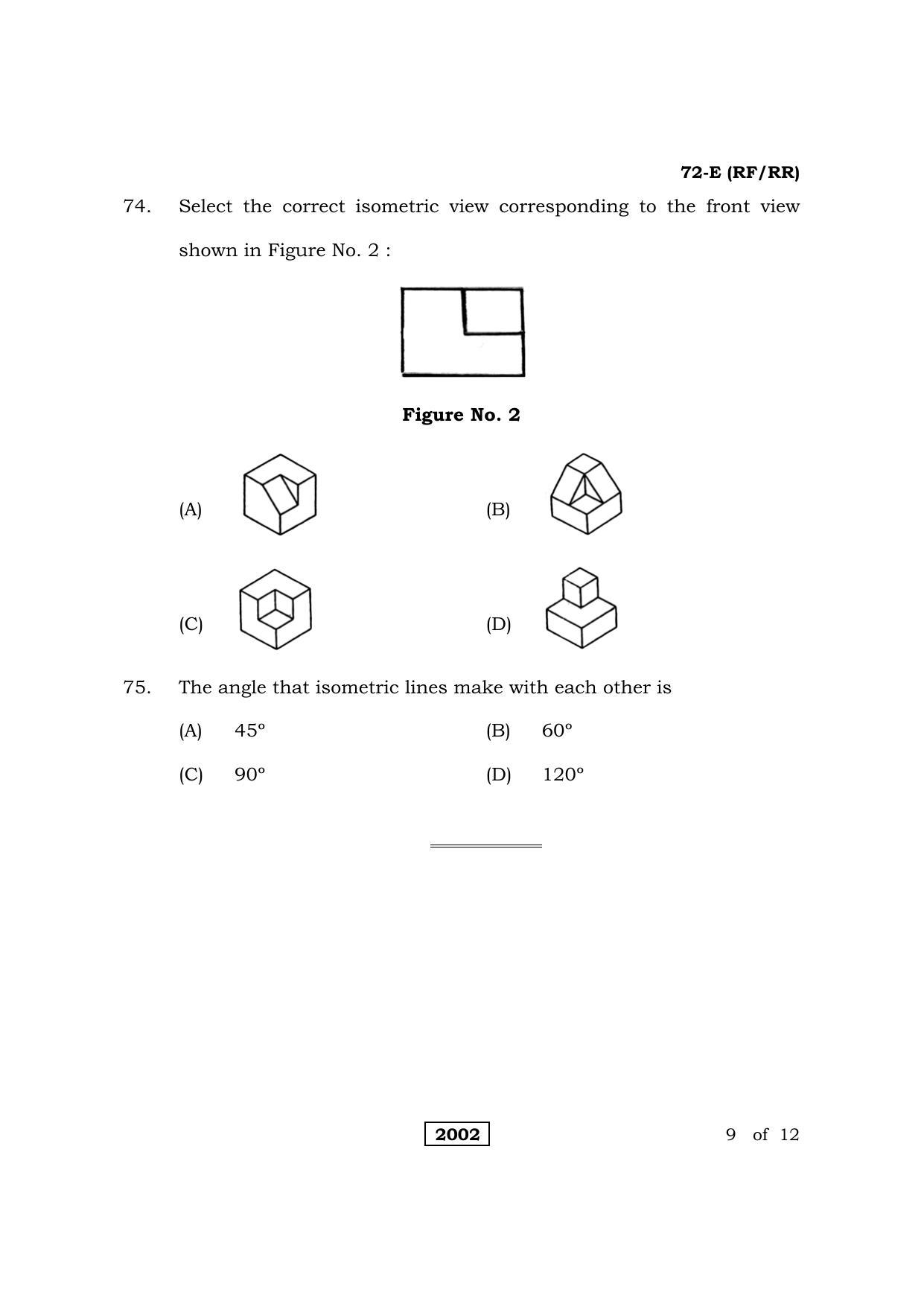 Karnataka SSLC Engineering Graphics Question Paper 2021 - Page 9