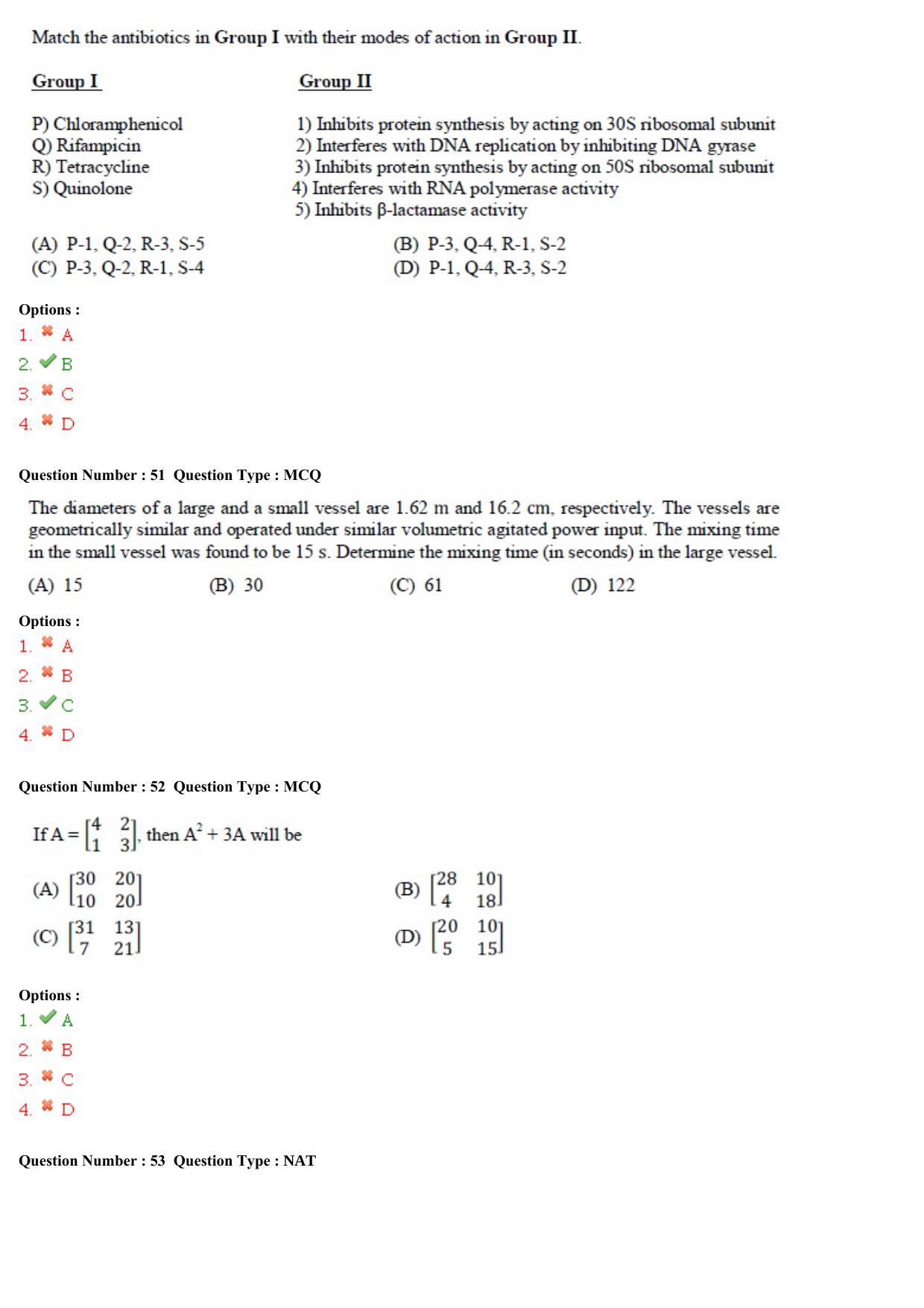 GATE 2015 Biotechnology (BT) Question Paper with Answer Key - Page 16