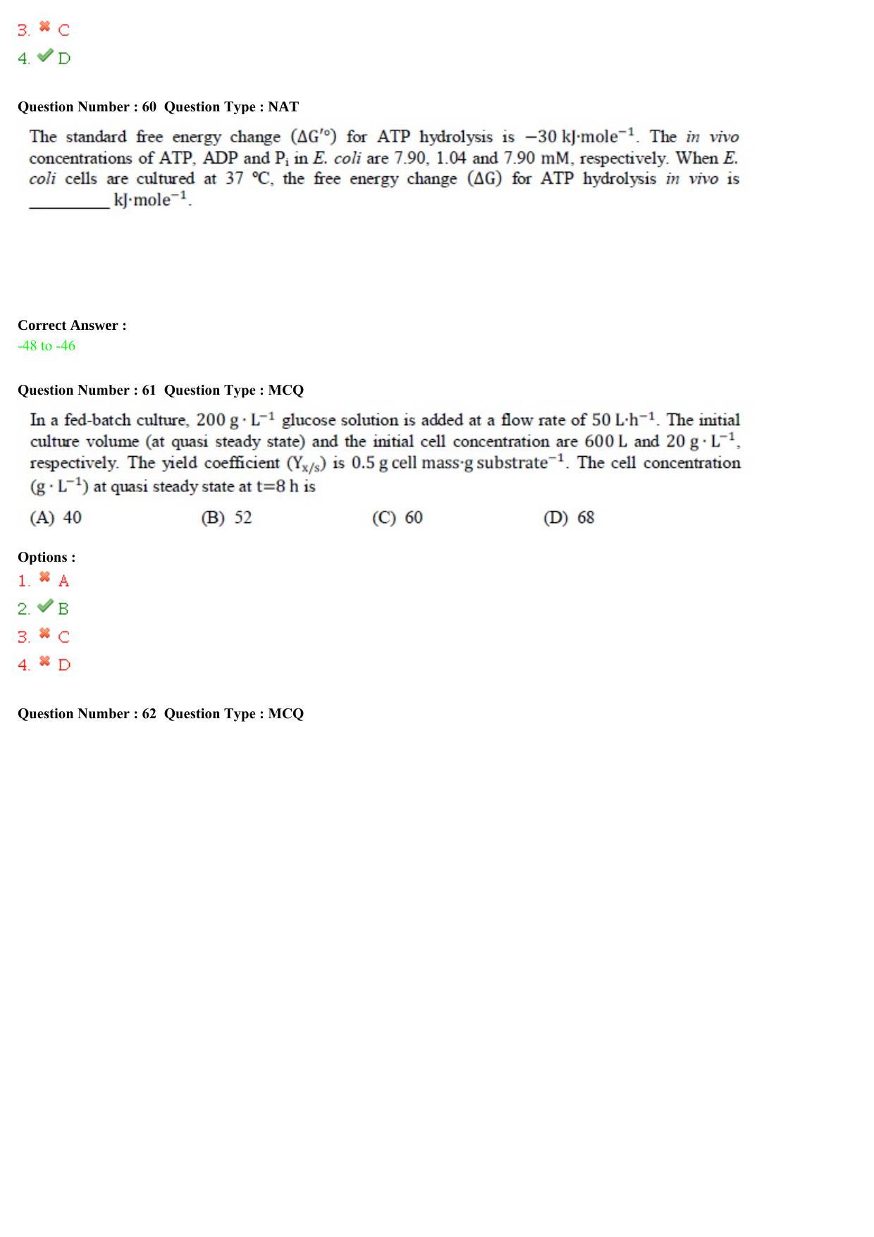GATE 2015 Biotechnology (BT) Question Paper with Answer Key - Page 19