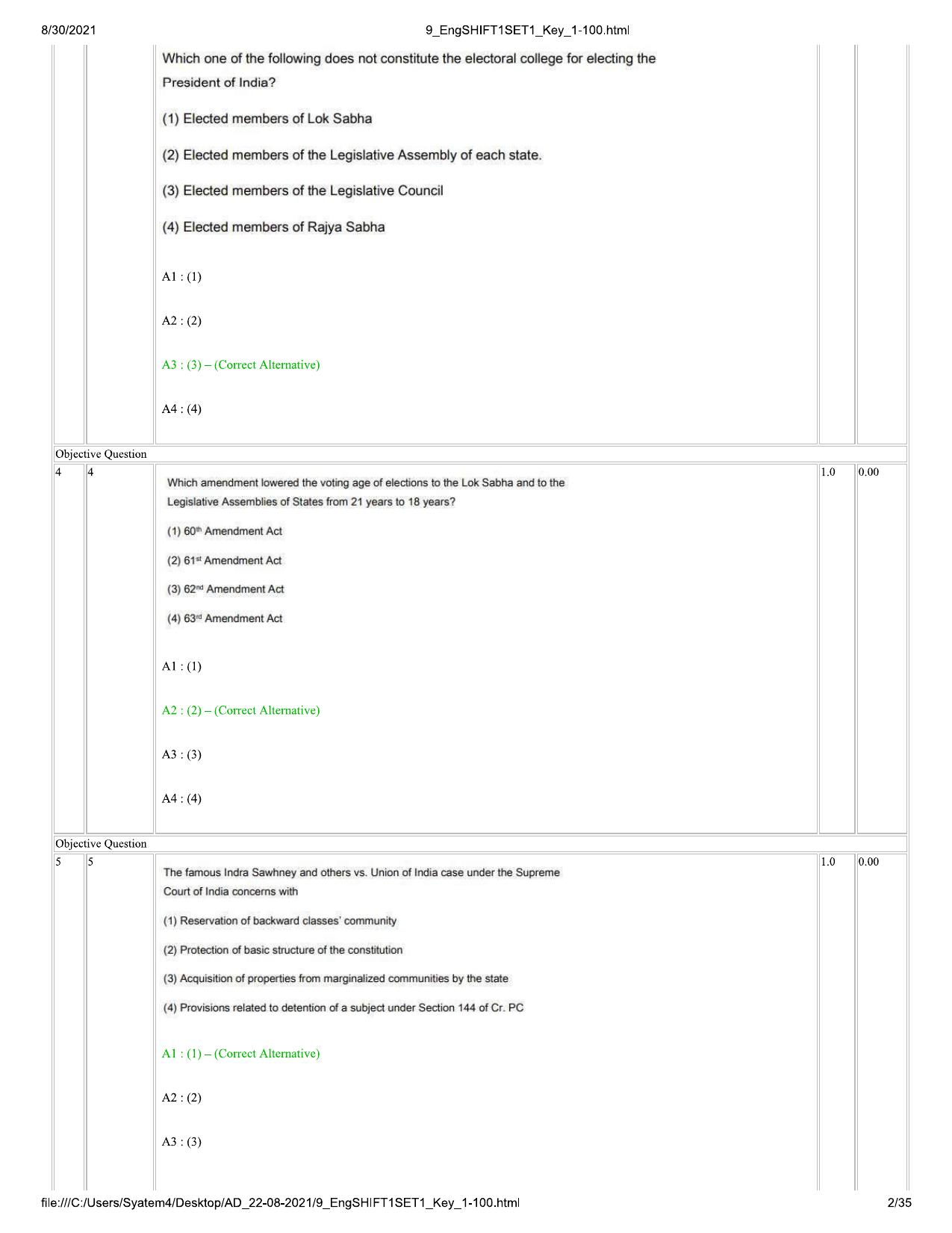 IIMC Journalism (PG Diploma) 2021 English Question Paper - Page 2
