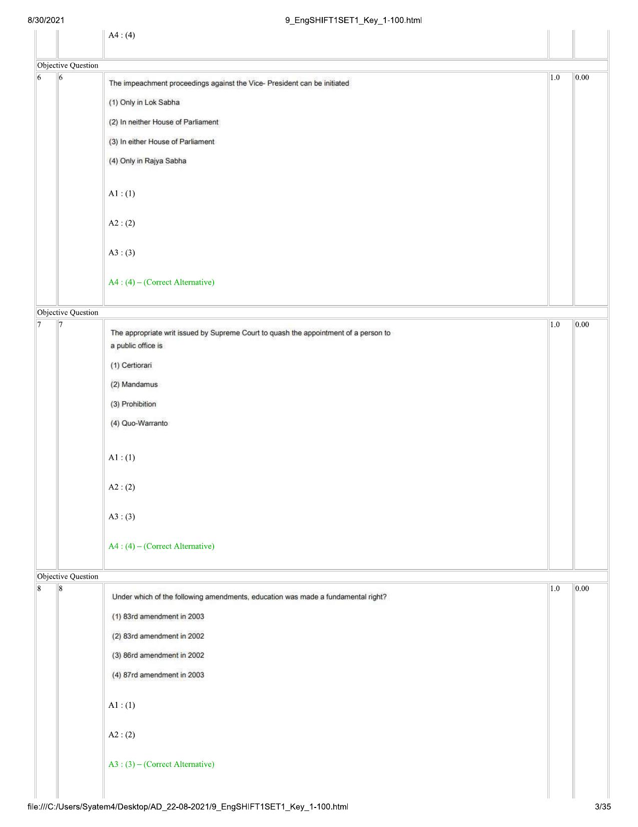 IIMC Journalism (PG Diploma) 2021 English Question Paper - Page 3