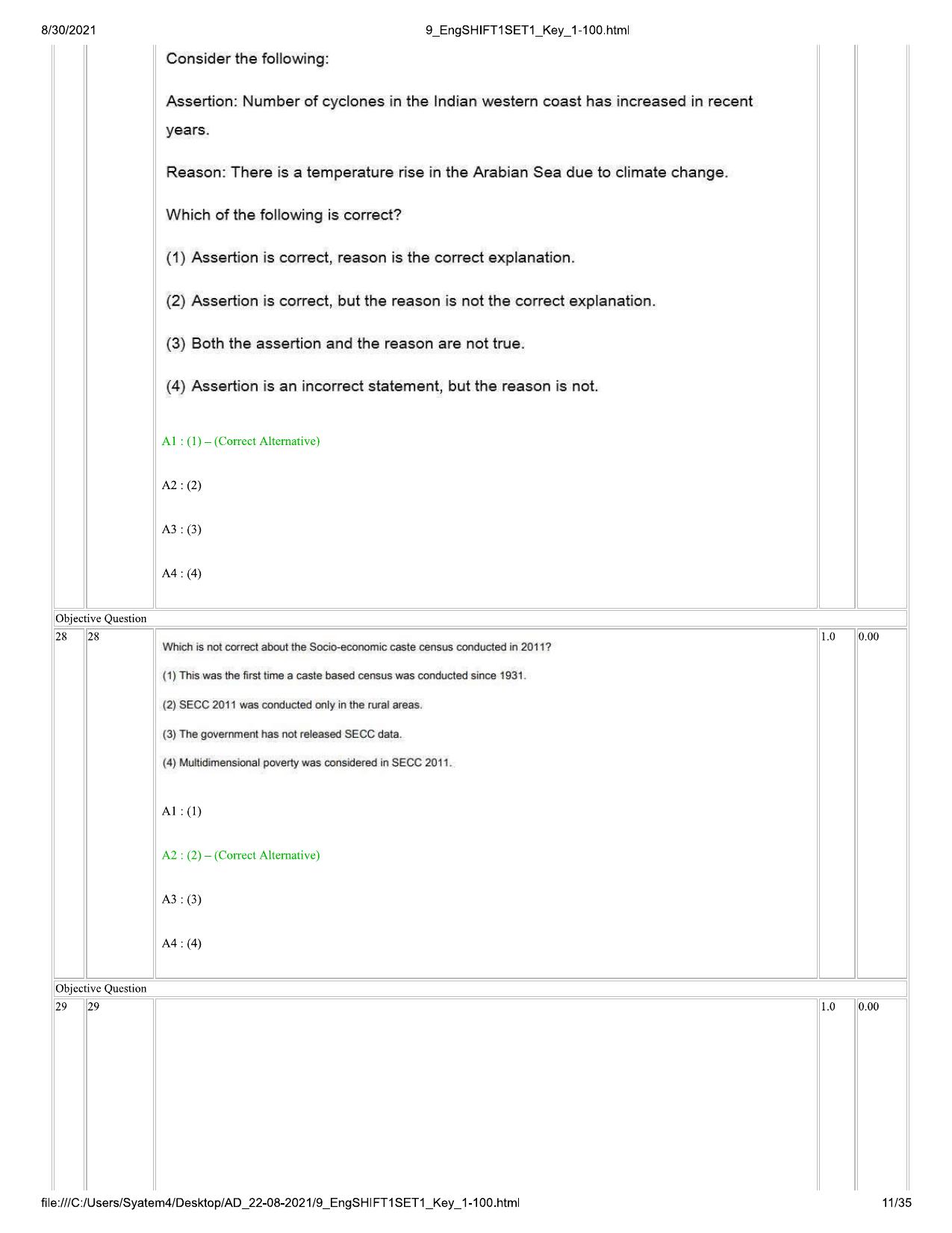 IIMC Journalism (PG Diploma) 2021 English Question Paper - Page 11