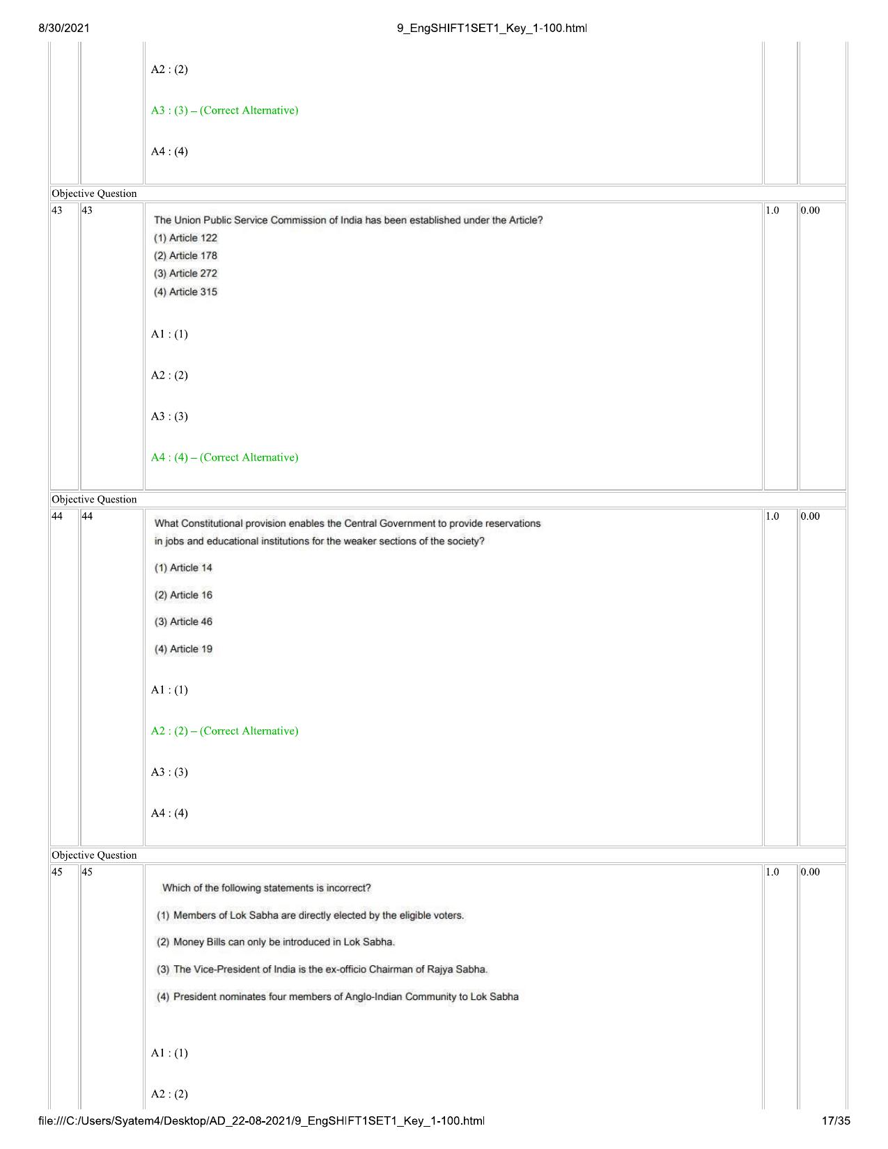IIMC Journalism (PG Diploma) 2021 English Question Paper - Page 17