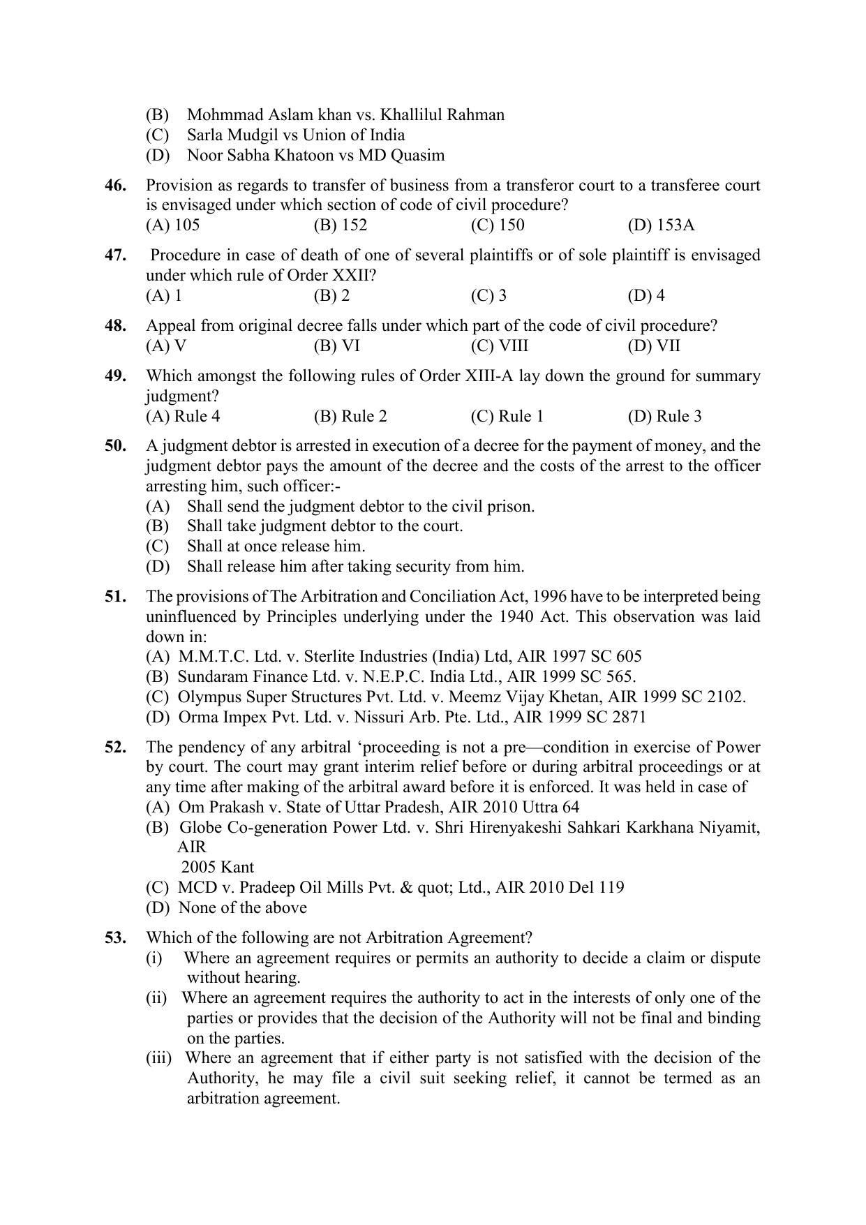 PU CET PG Question Paper 2024 - Page 19