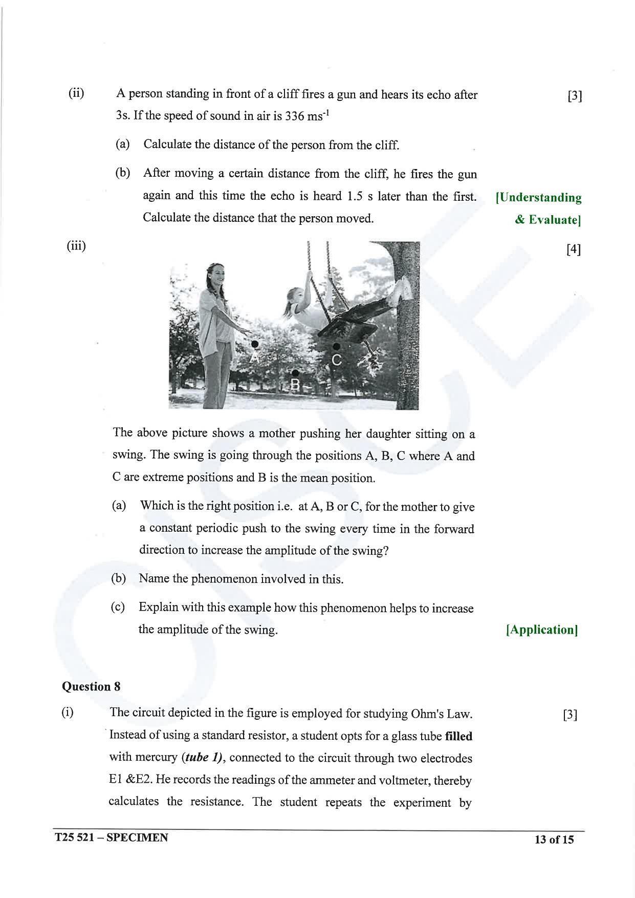 ICSE Class 10 2025 Physics (Science Paper 1) (QP & MS) Specimen Paper - Page 13