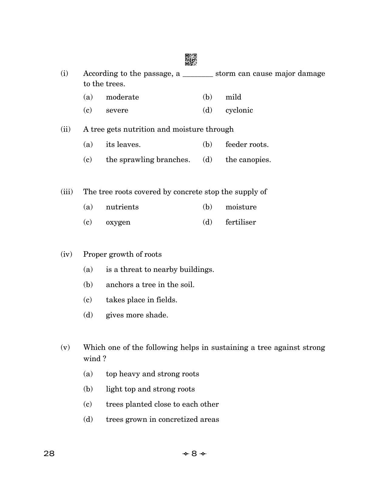 CBSE Class 12 28_English Elective 2023 Question Paper - Page 8
