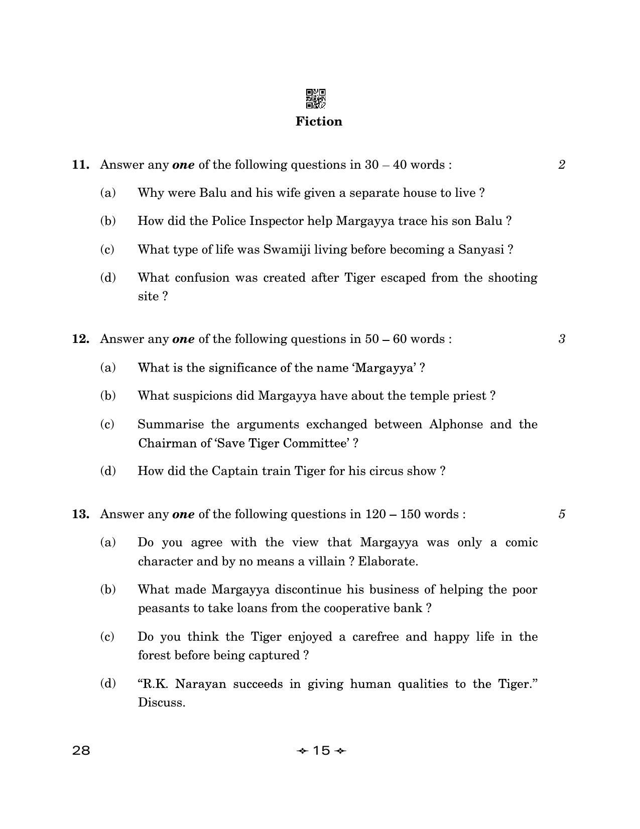 CBSE Class 12 28_English Elective 2023 Question Paper - Page 15