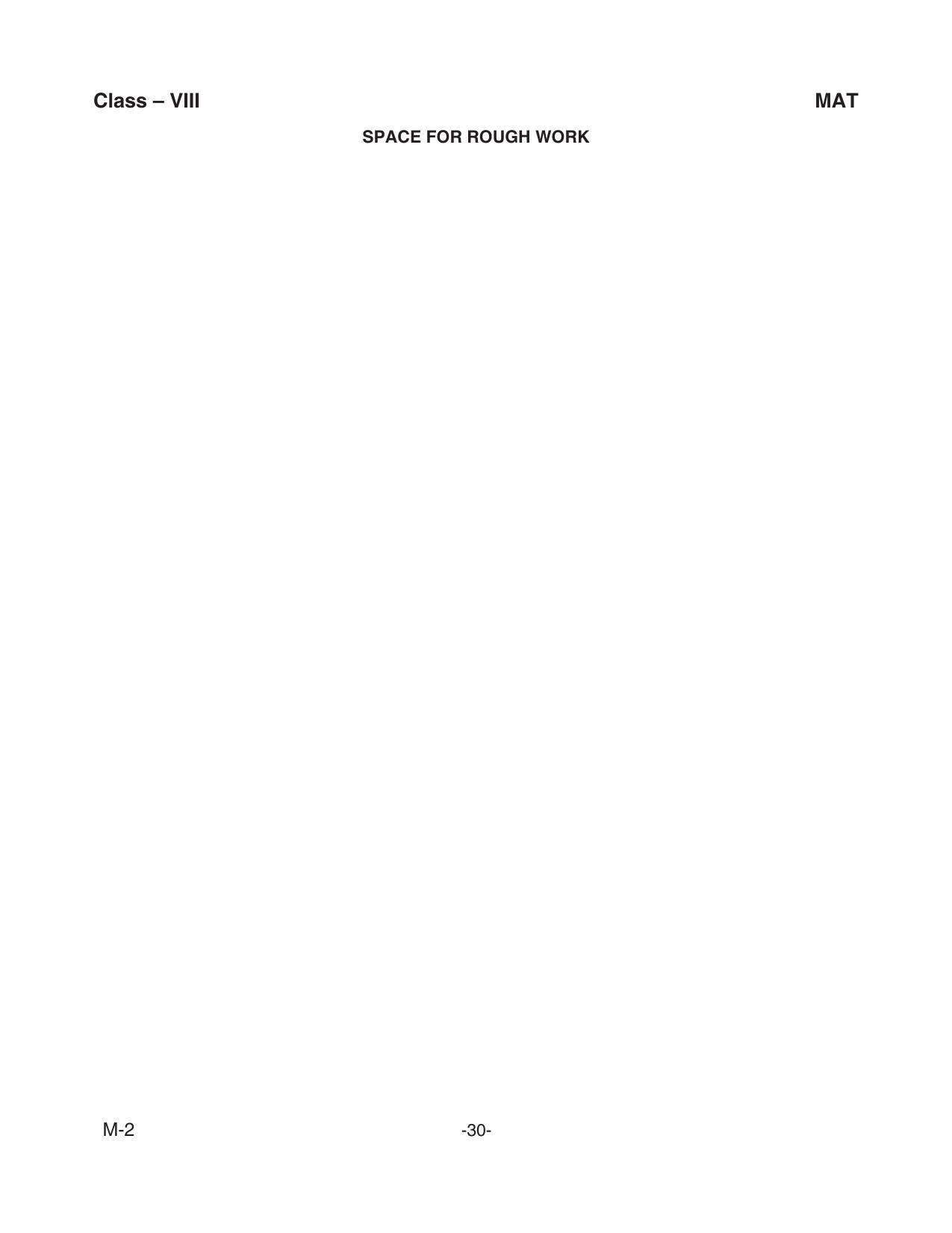 MAT 2018 Class 8 Kerala NMMS Question Papers - Page 32