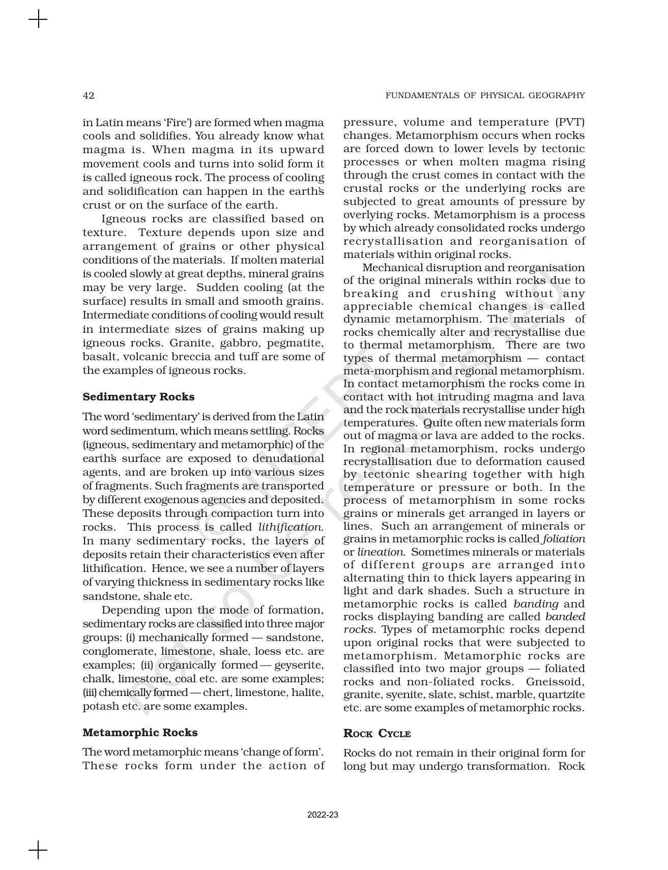 NCERT Book for Class 11 Geography (Part-I) Chapter 5 Minerals and Rocks - Page 4