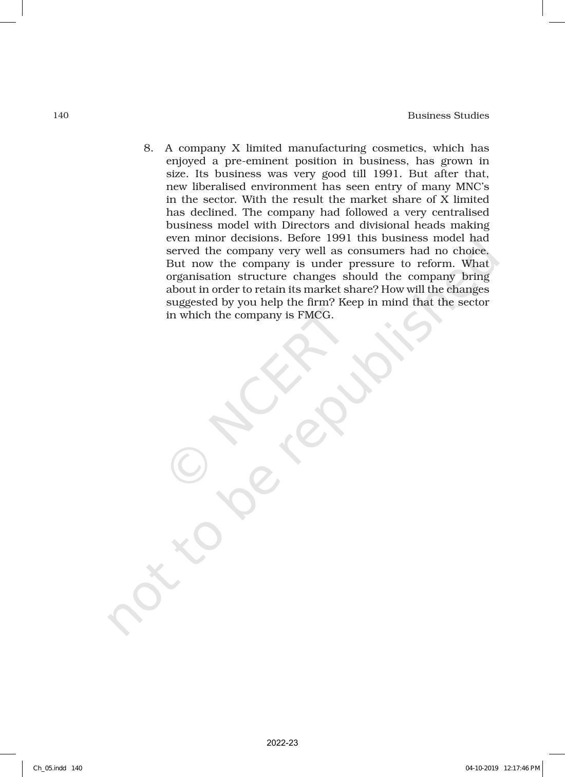 NCERT Book for Class 12 Business Studies Chapter 5 Organising - Page 30