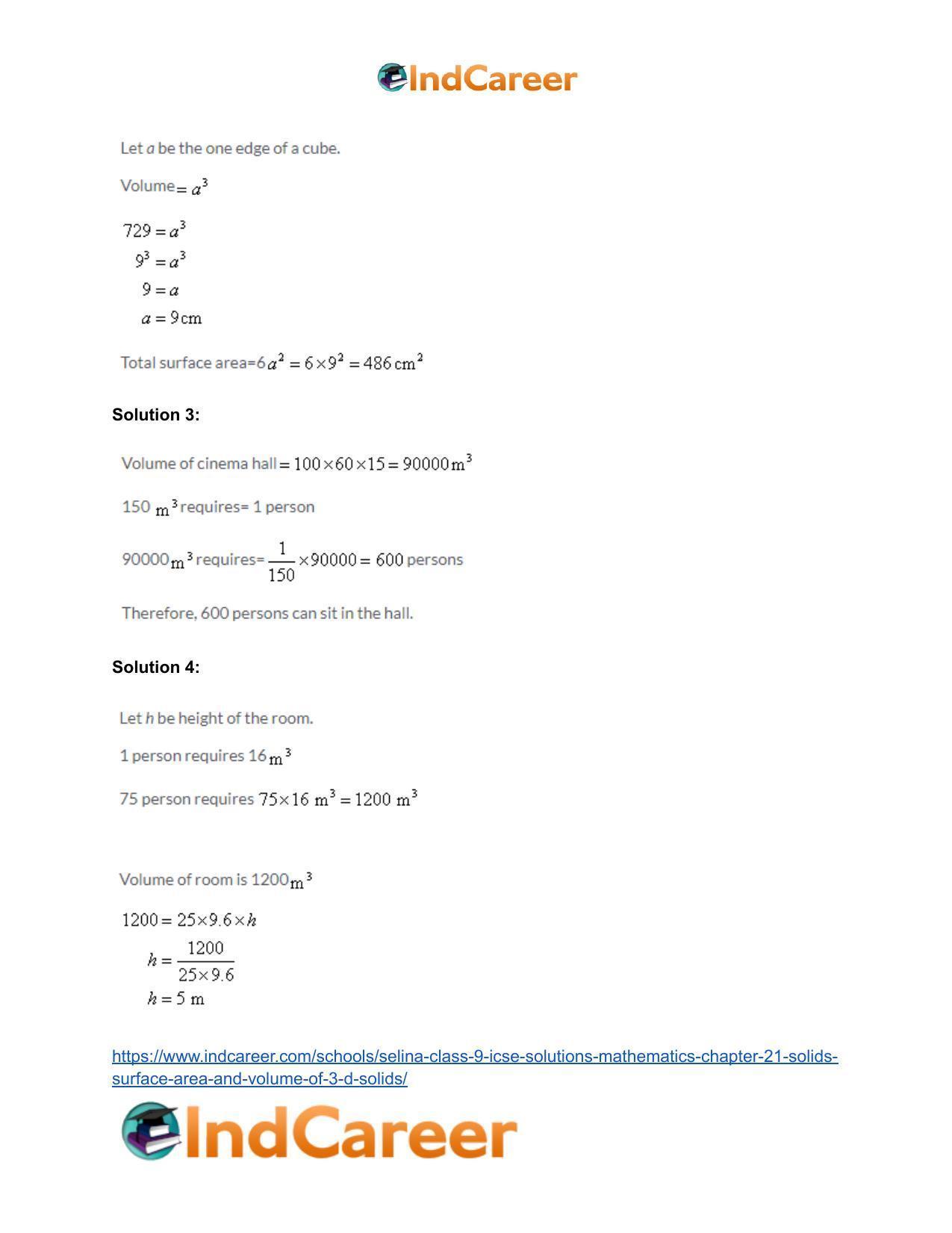 Selina Class 9 ICSE Solutions Mathematics : Chapter 22- Trigonometrical Ratios - Page 3