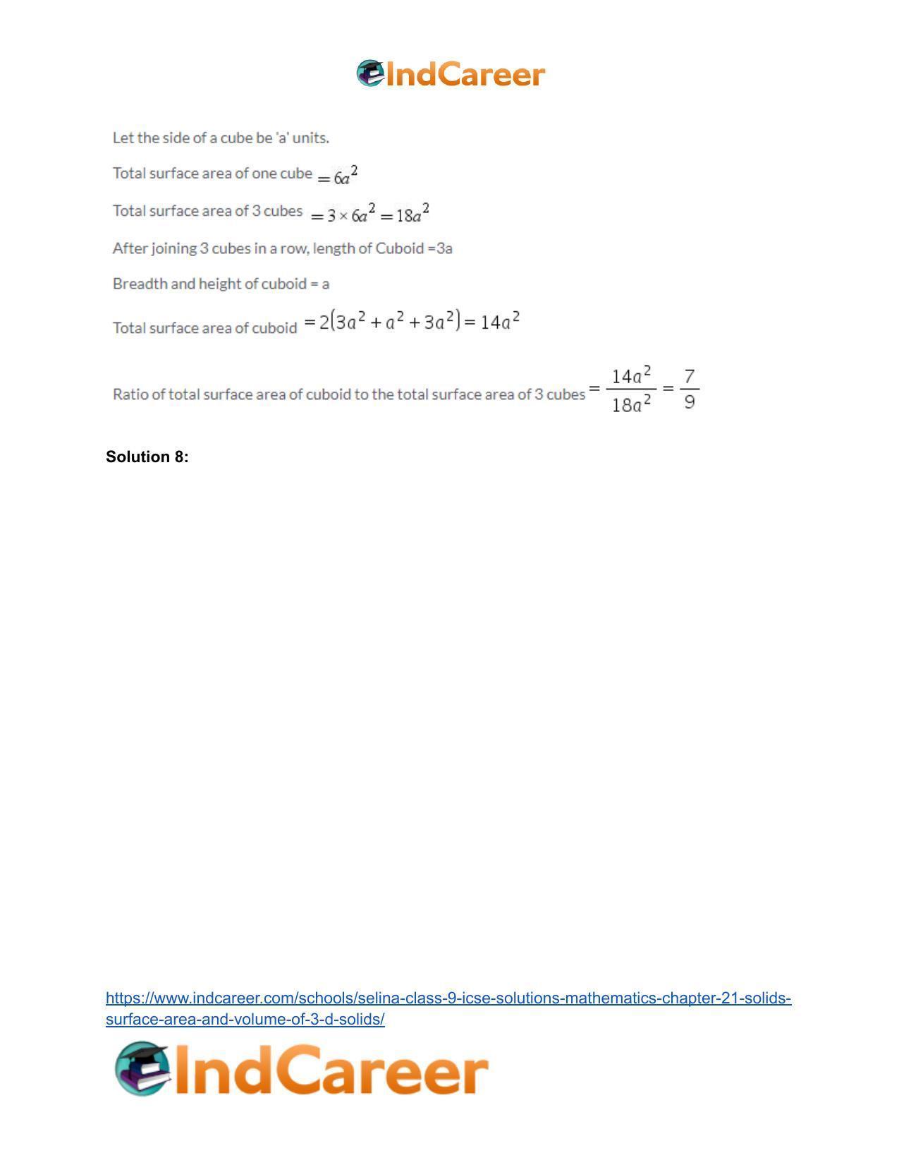 Selina Class 9 ICSE Solutions Mathematics : Chapter 22- Trigonometrical Ratios - Page 5