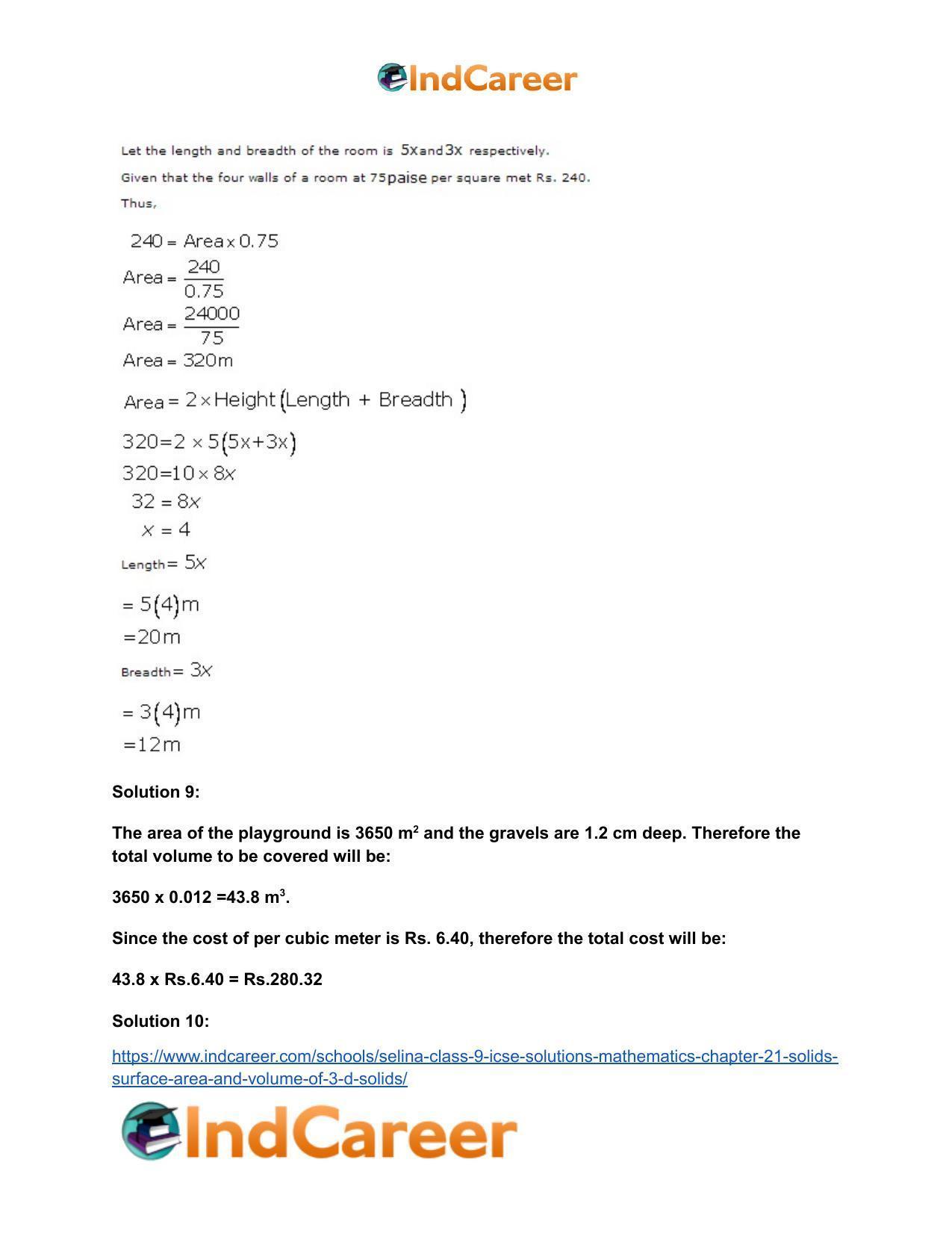 Selina Class 9 ICSE Solutions Mathematics : Chapter 22- Trigonometrical Ratios - Page 6
