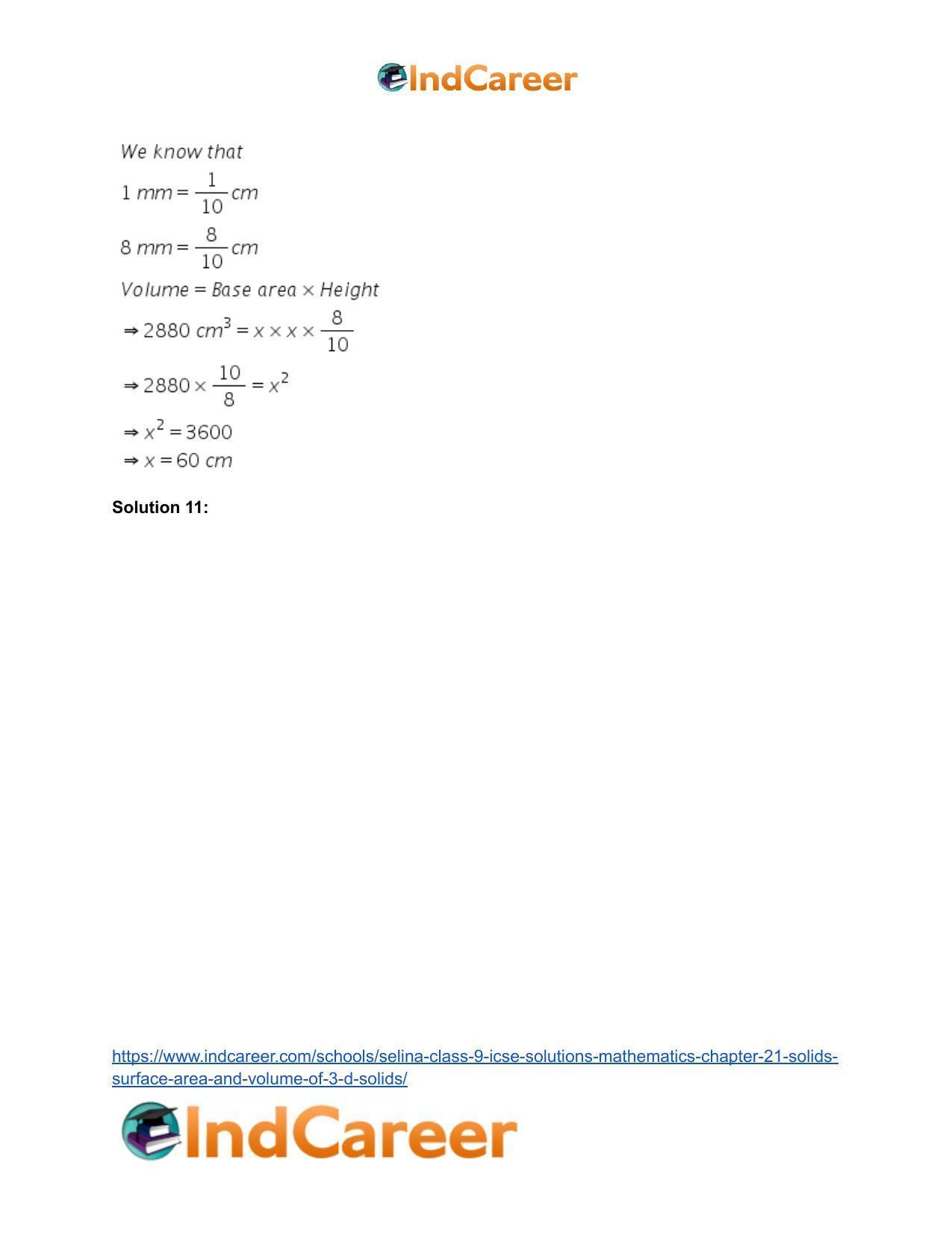 Selina Class 9 ICSE Solutions Mathematics : Chapter 22- Trigonometrical Ratios - Page 7