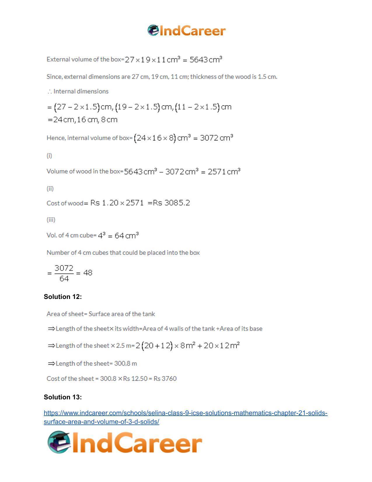 Selina Class 9 ICSE Solutions Mathematics : Chapter 22- Trigonometrical Ratios - Page 8