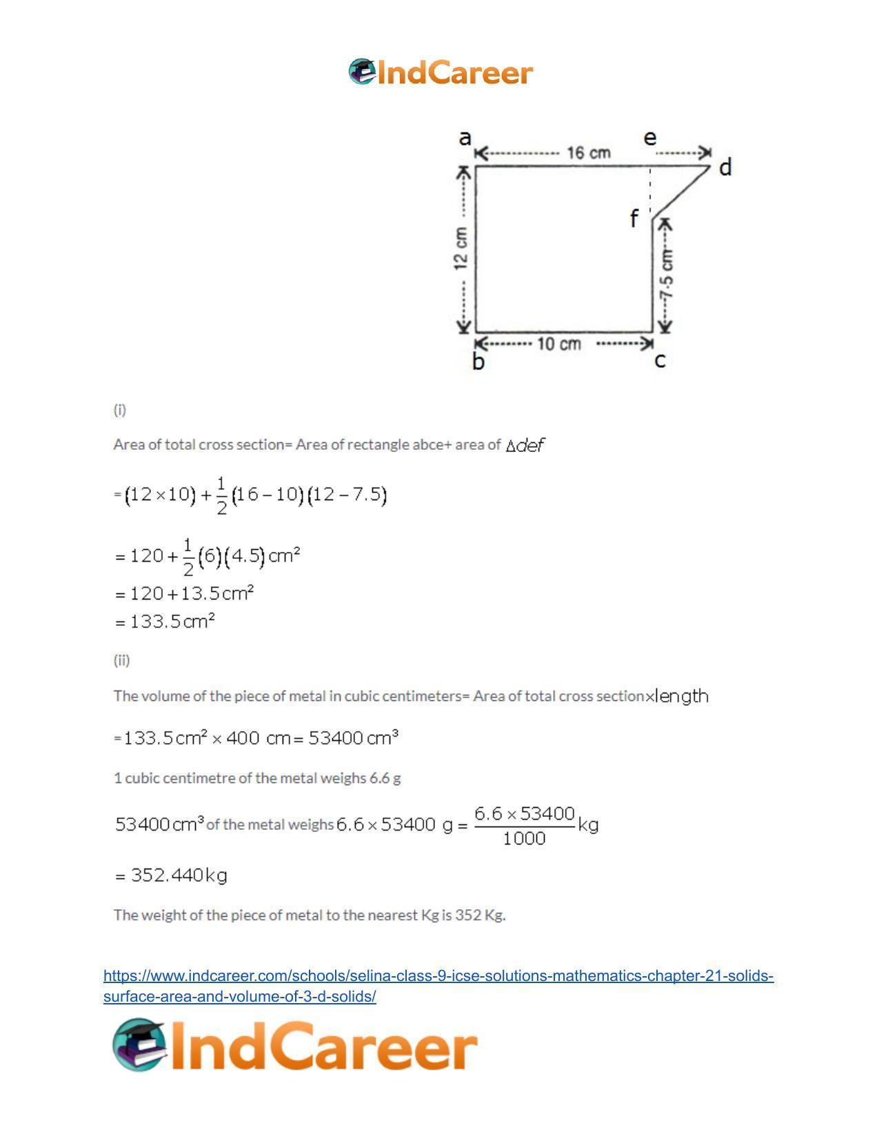 Selina Class 9 ICSE Solutions Mathematics : Chapter 22- Trigonometrical Ratios - Page 15