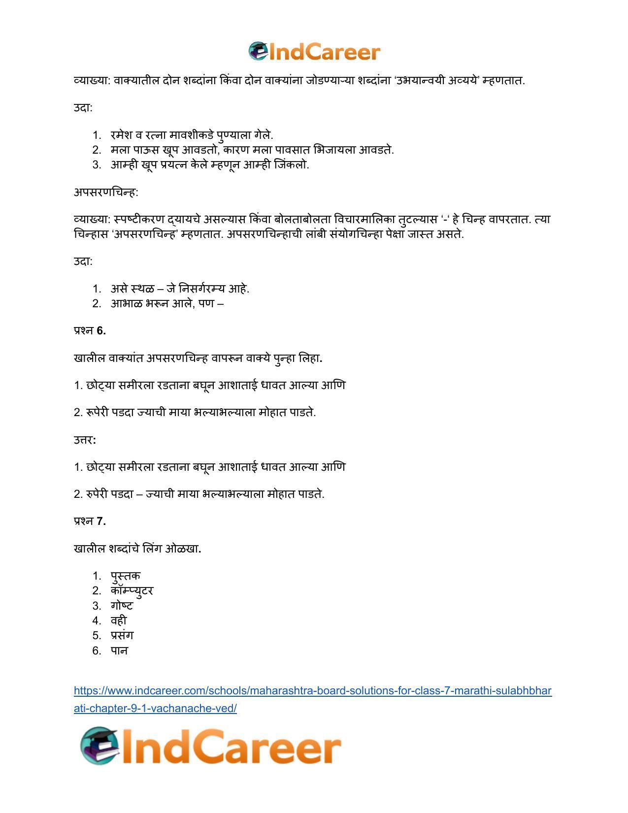 Maharashtra Board Solutions for Class 7- Marathi Sulabhbharati: Chapter 9.1- वाचनाचे वेड - Page 15