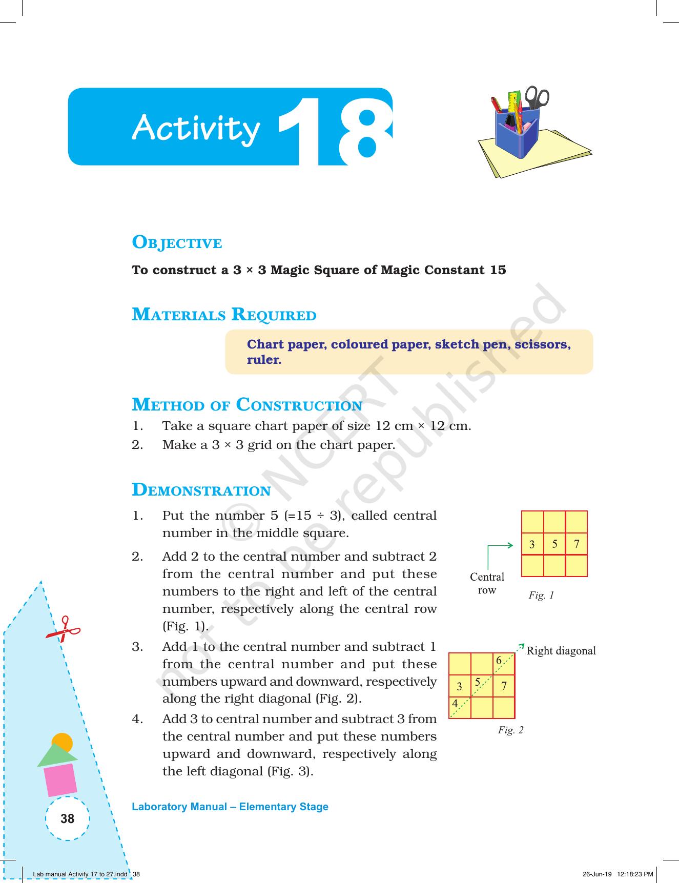 NCERT Laboratory Manuals for Class I to V: Mathematics - Activities for I to V (17- 27) and Projects - Page 4