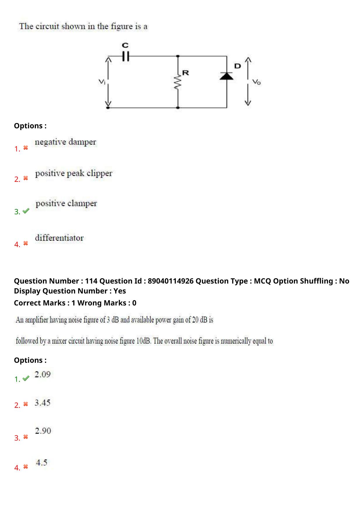 AP ECET 2025 Electronics And Communication Engineering 06th May 2025 (Shift 2) Question Paper wth Key - Page 56