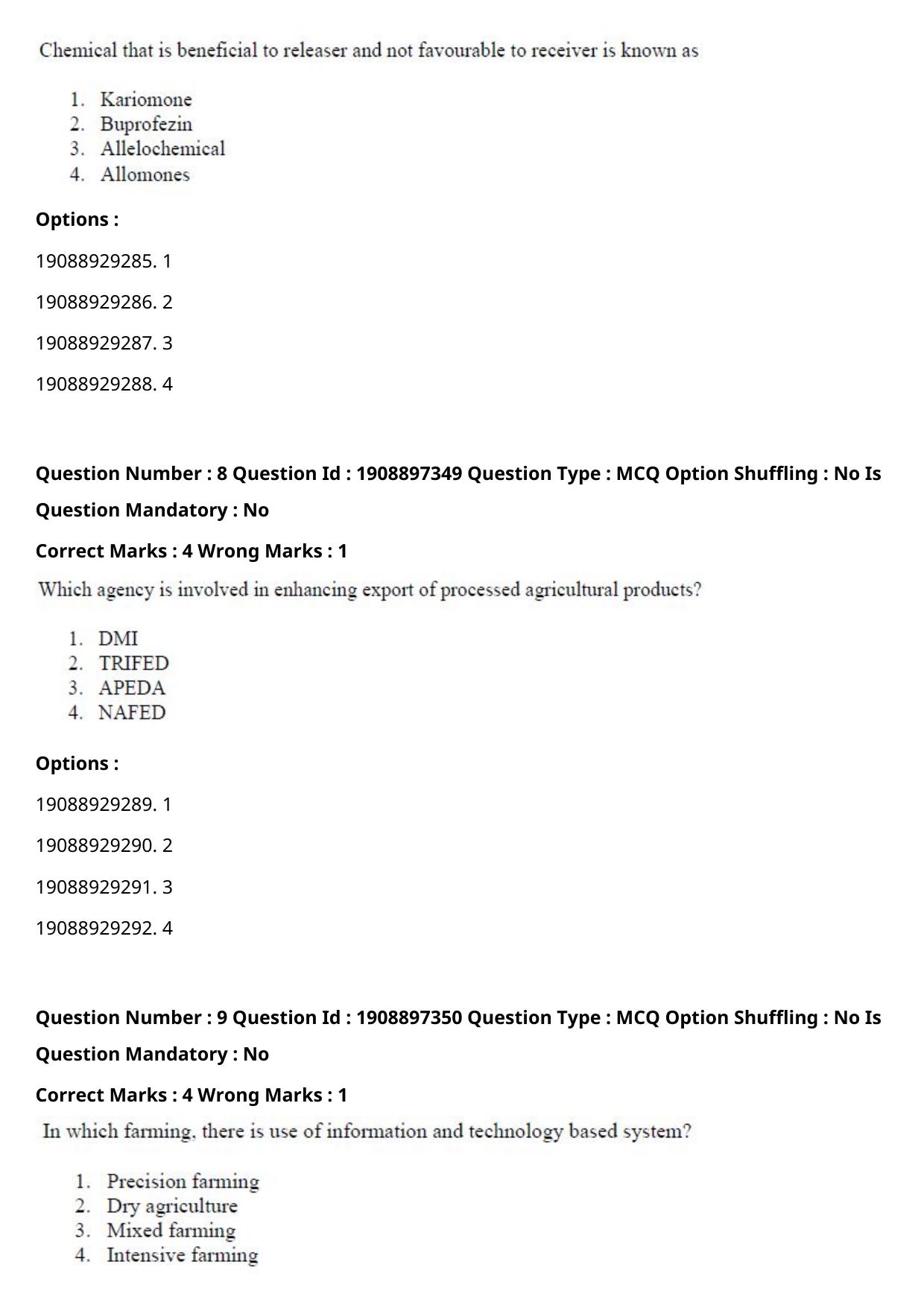 ICAR AIEEA PG 2021 HORTICULTURE Question Paper - Page 5