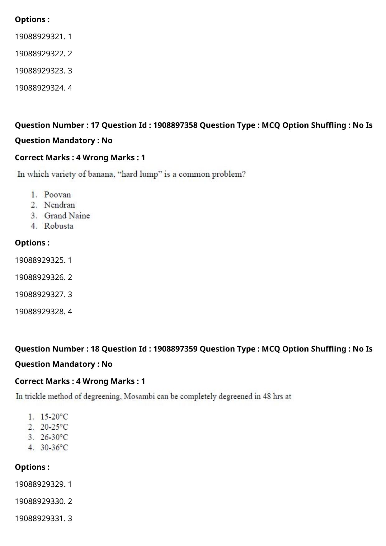ICAR AIEEA PG 2021 HORTICULTURE Question Paper - Page 10