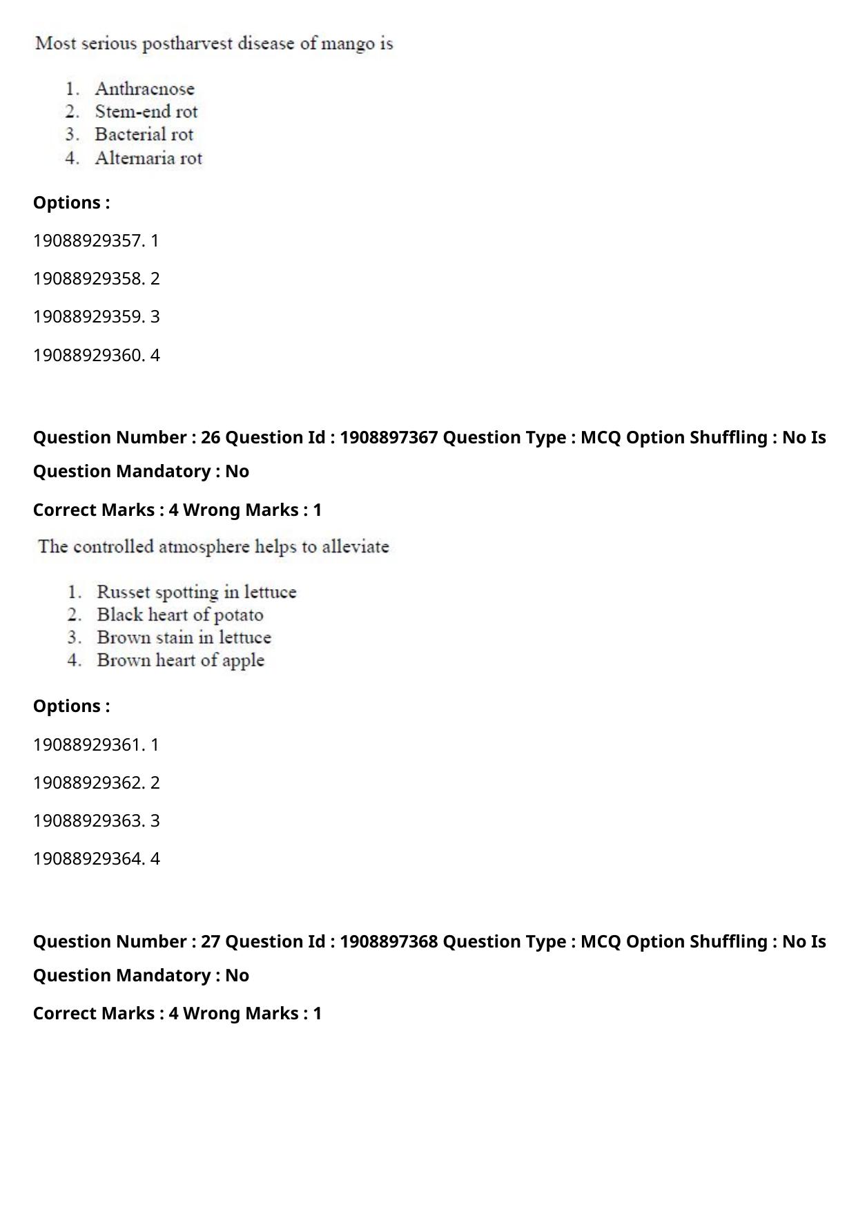 ICAR AIEEA PG 2021 HORTICULTURE Question Paper - Page 14