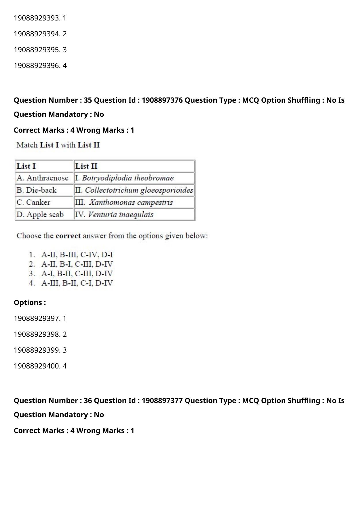 ICAR AIEEA PG 2021 HORTICULTURE Question Paper - Page 20