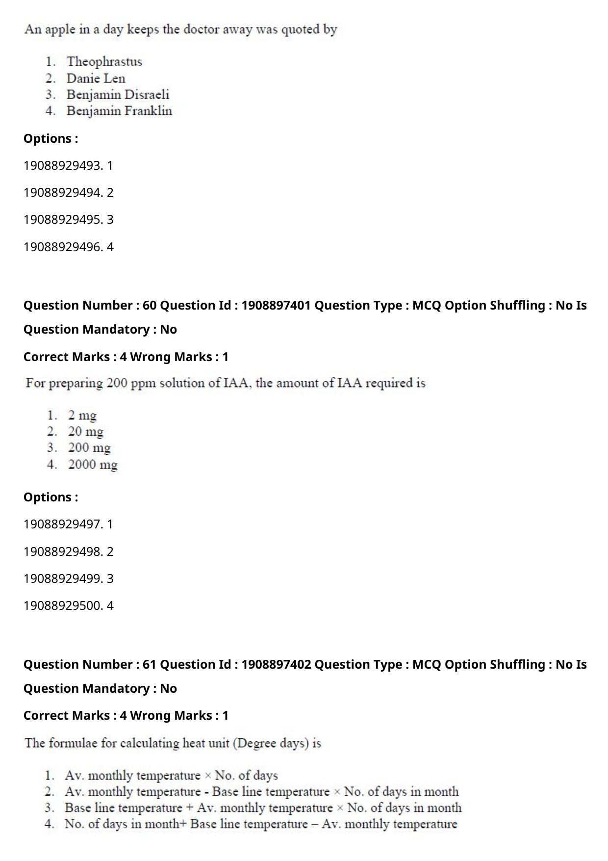 ICAR AIEEA PG 2021 HORTICULTURE Question Paper - Page 33