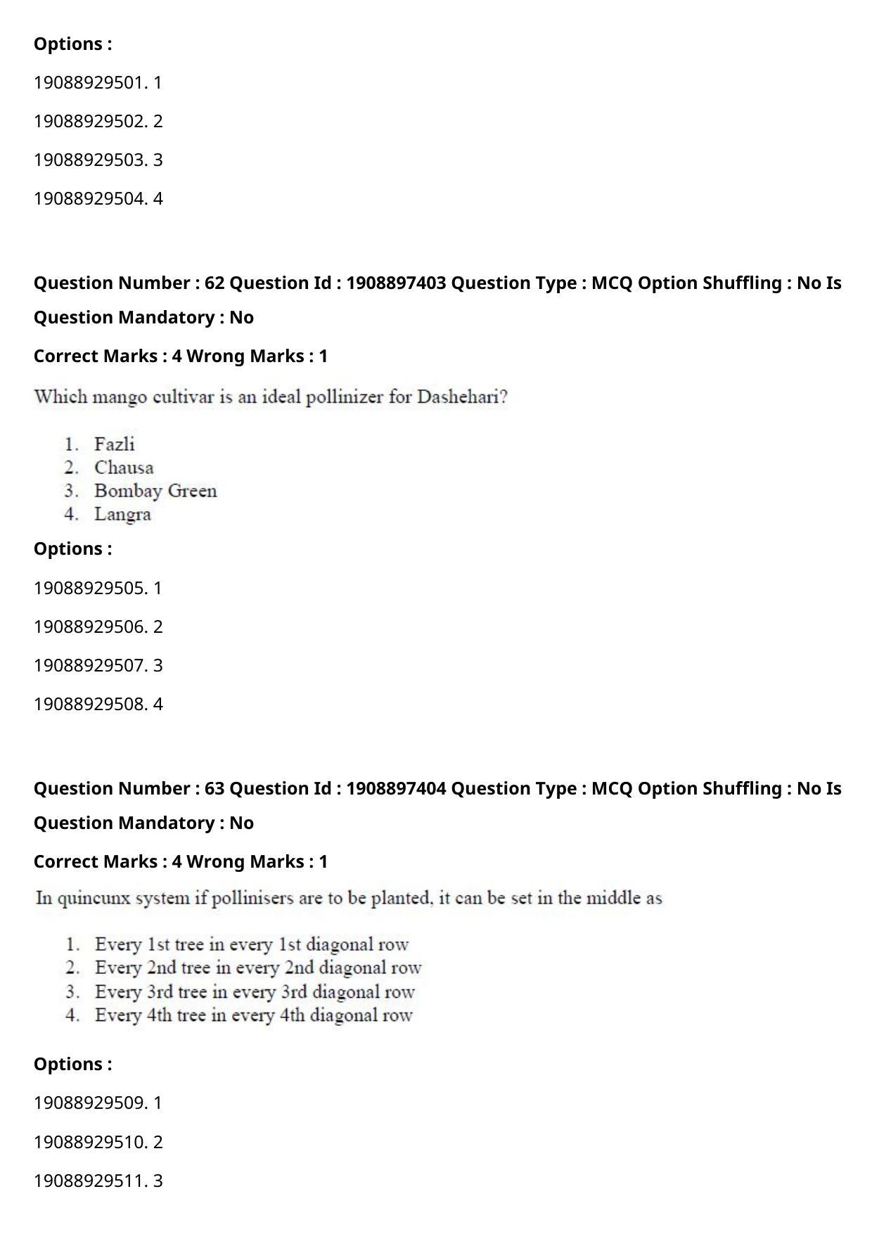 ICAR AIEEA PG 2021 HORTICULTURE Question Paper - Page 34