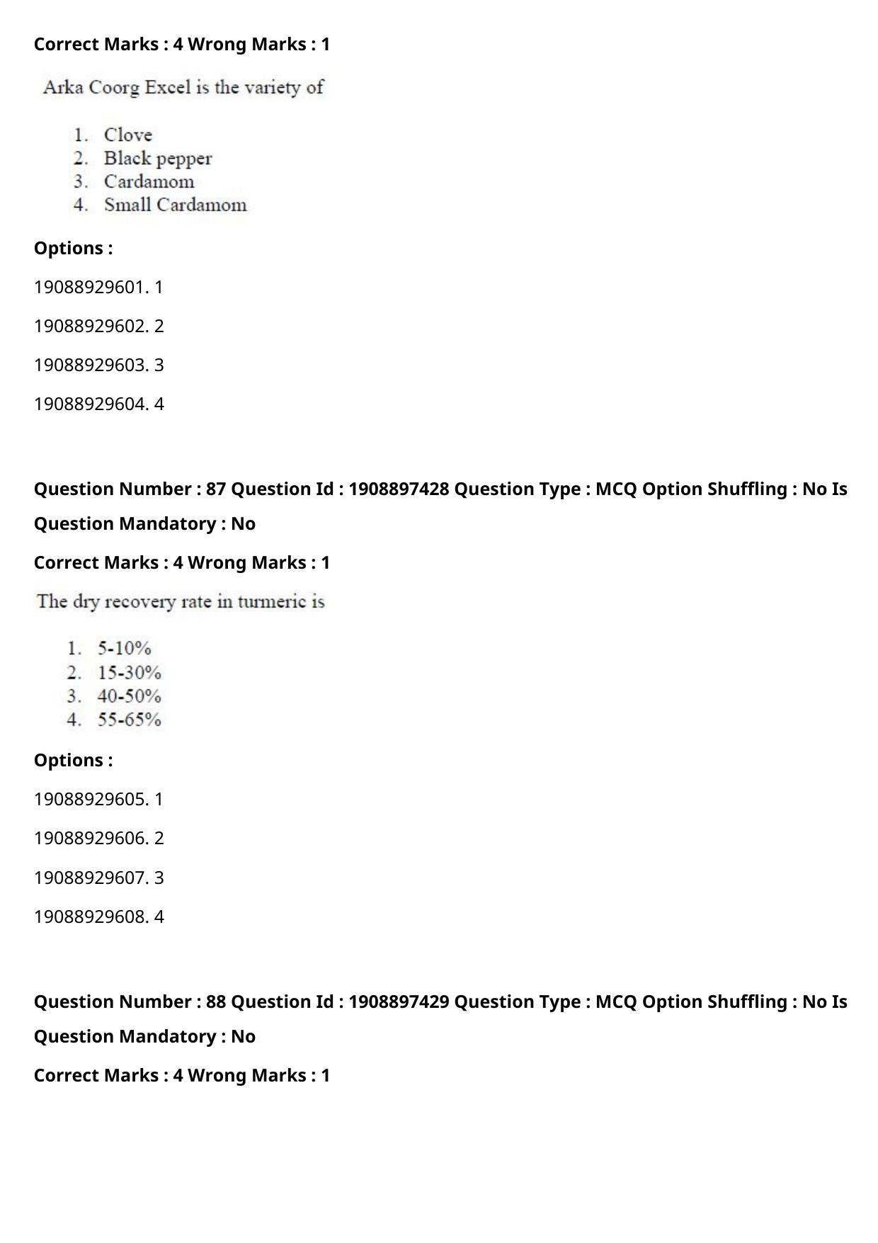 ICAR AIEEA PG 2021 HORTICULTURE Question Paper - Page 45