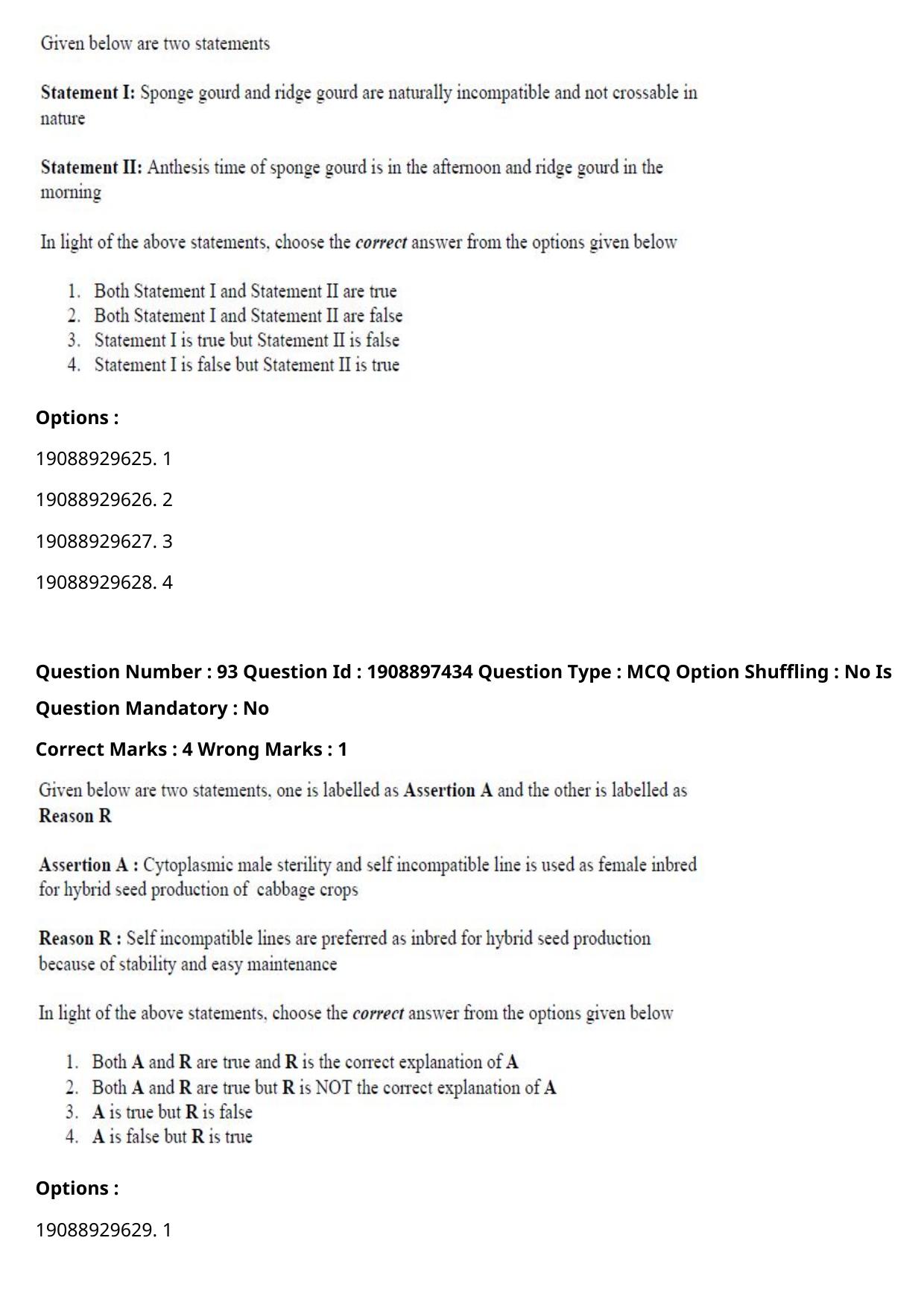 ICAR AIEEA PG 2021 HORTICULTURE Question Paper - Page 48