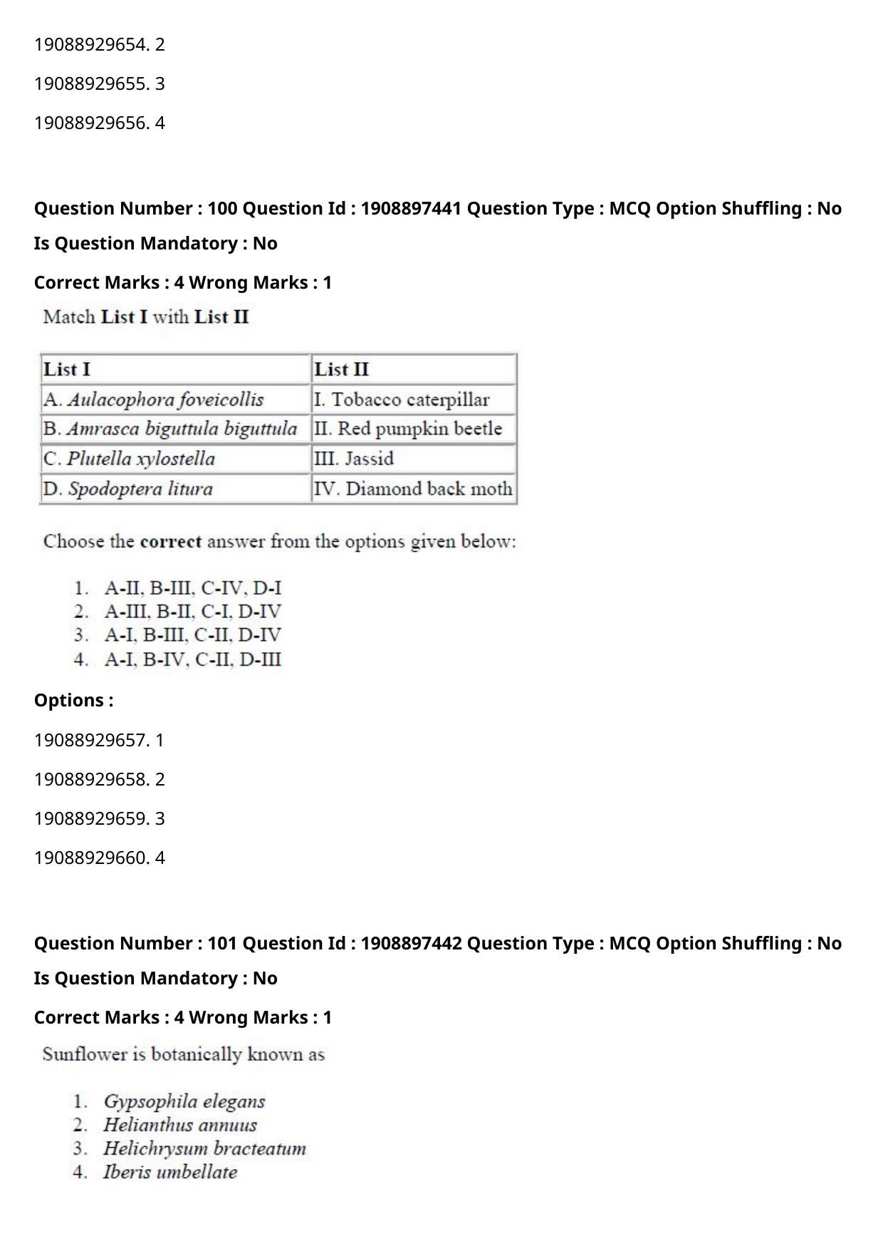 ICAR AIEEA PG 2021 HORTICULTURE Question Paper - Page 53