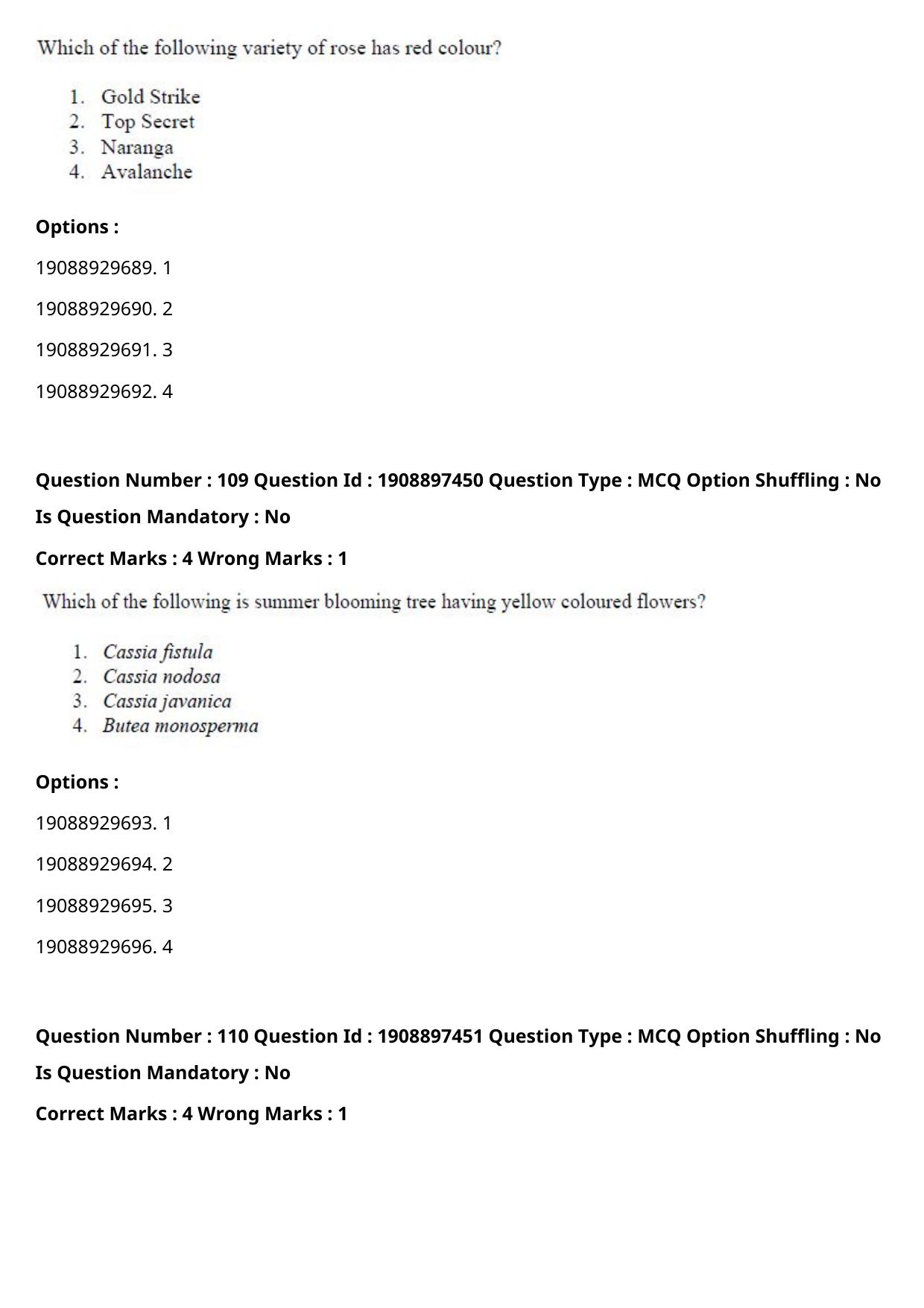 ICAR AIEEA PG 2021 HORTICULTURE Question Paper - Page 57
