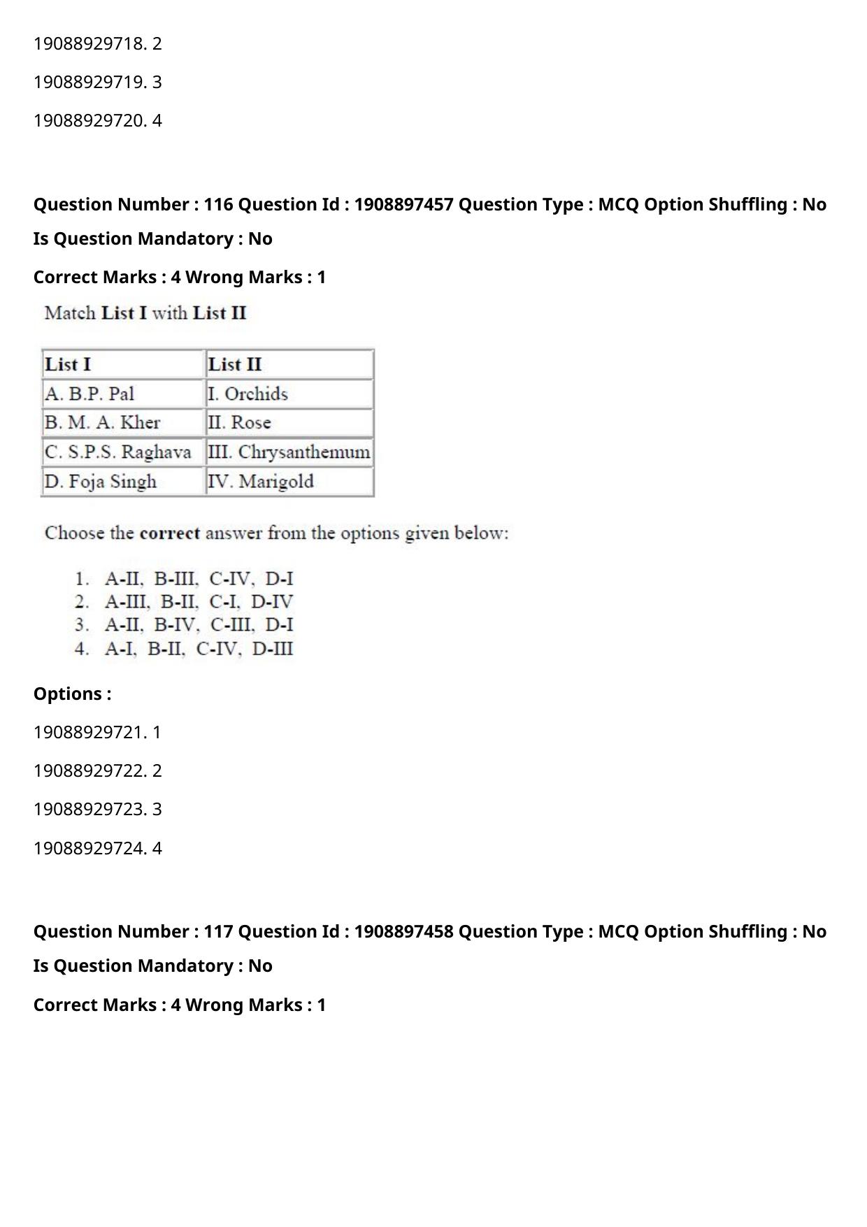 ICAR AIEEA PG 2021 HORTICULTURE Question Paper - Page 61
