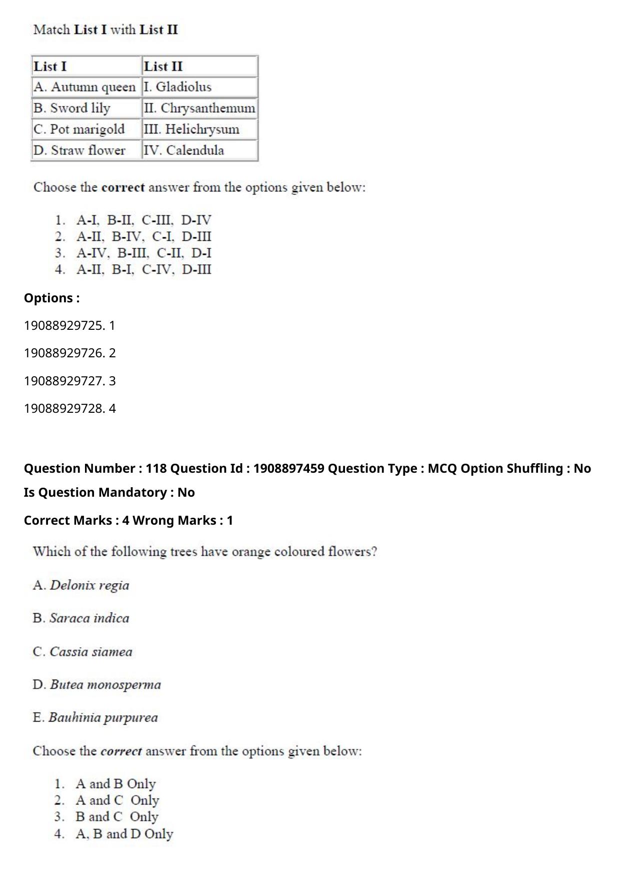 ICAR AIEEA PG 2021 HORTICULTURE Question Paper - Page 62