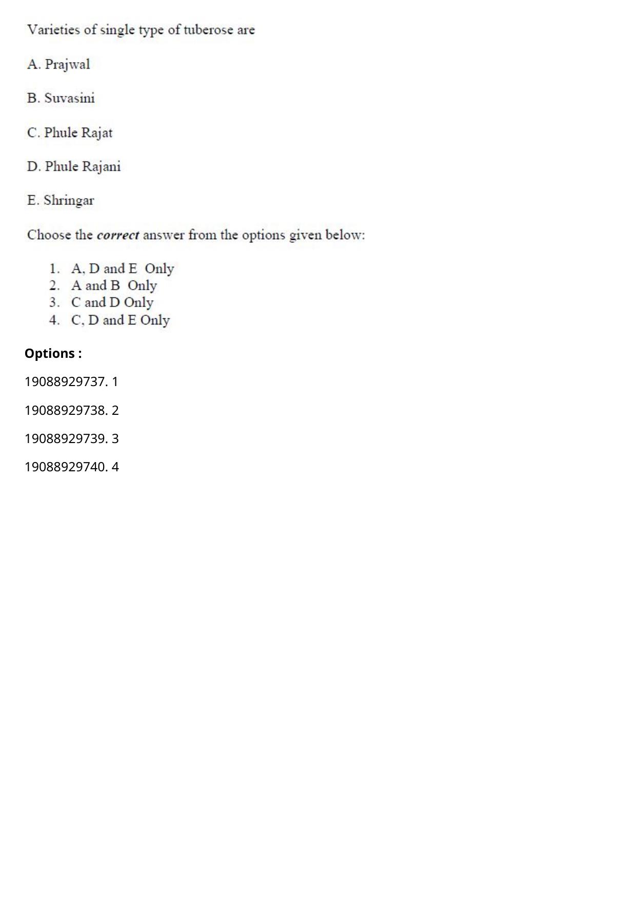 ICAR AIEEA PG 2021 HORTICULTURE Question Paper - Page 64