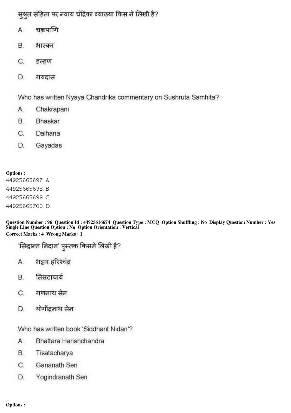 AIAPGET 2019 Ayurveda Question Paper - Page 150