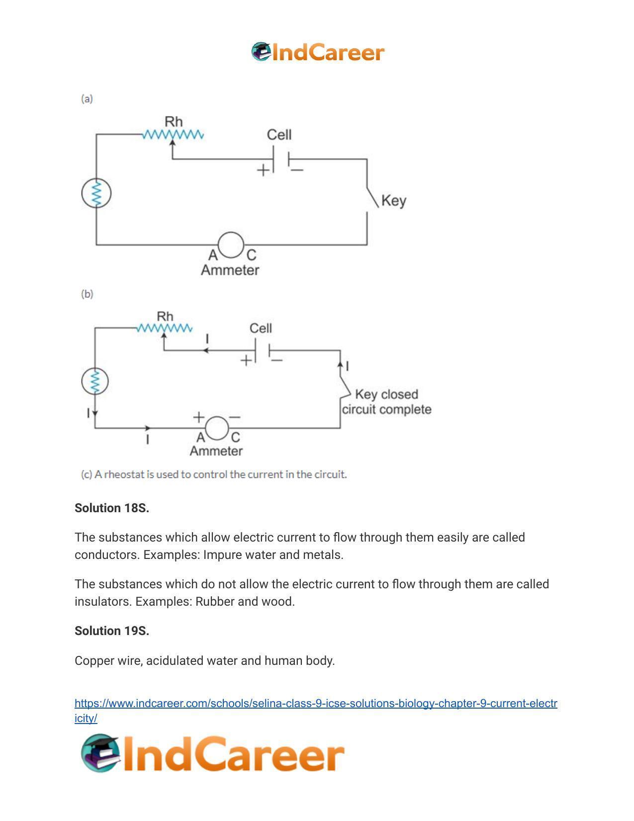 Selina Class 9 ICSE Solutions Biology : Chapter 9- Current Electricity - Page 6