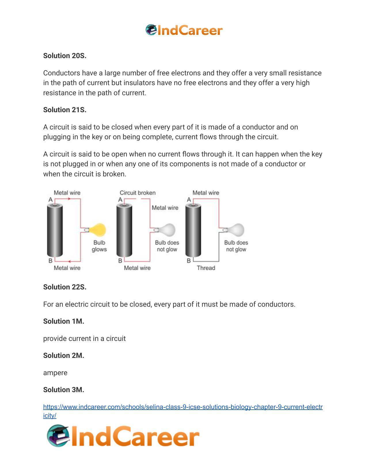 Selina Class 9 ICSE Solutions Biology : Chapter 9- Current Electricity - Page 7