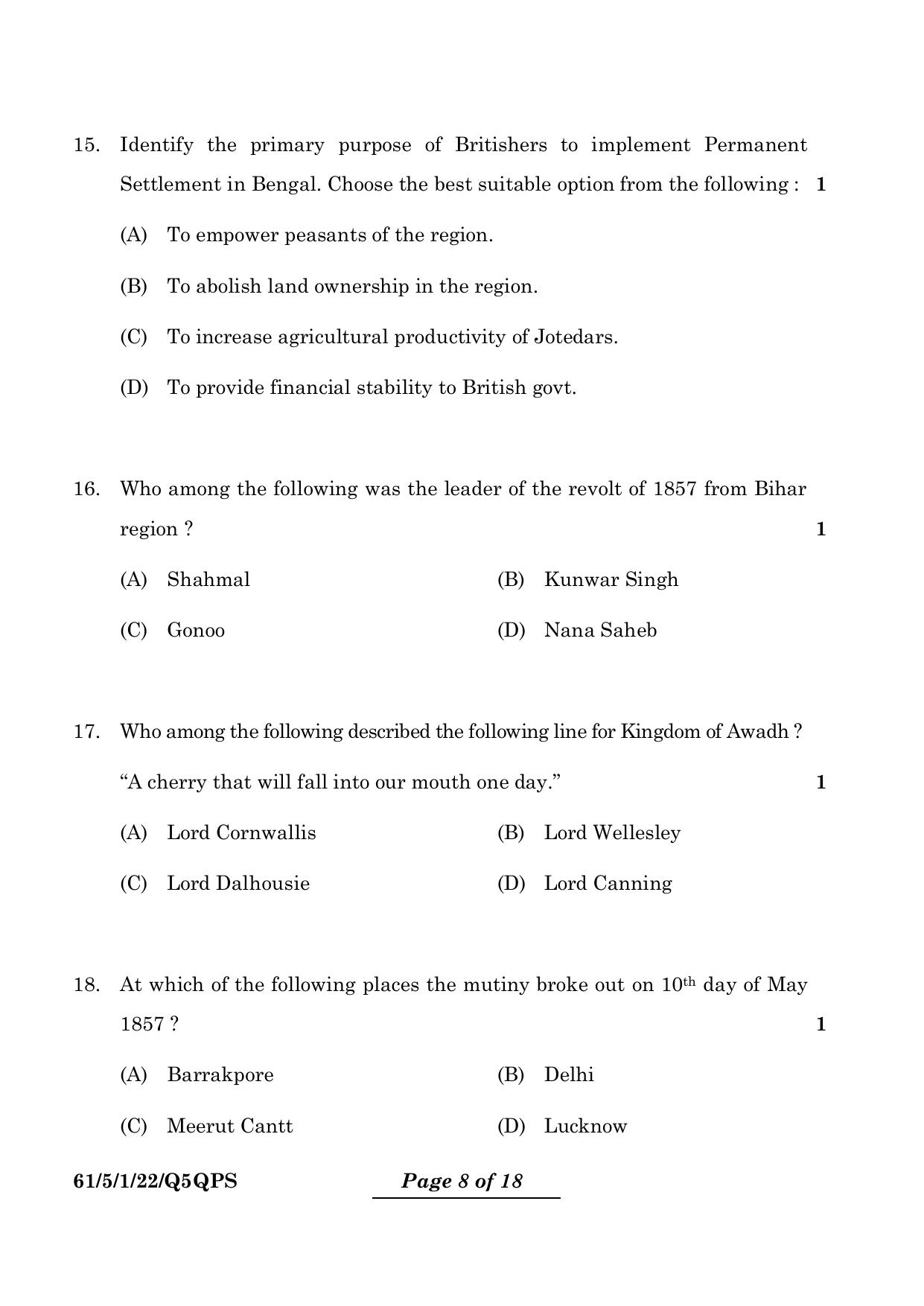 CBSE Class 12 61-5-1 History 2024 Question Paper - Page 8