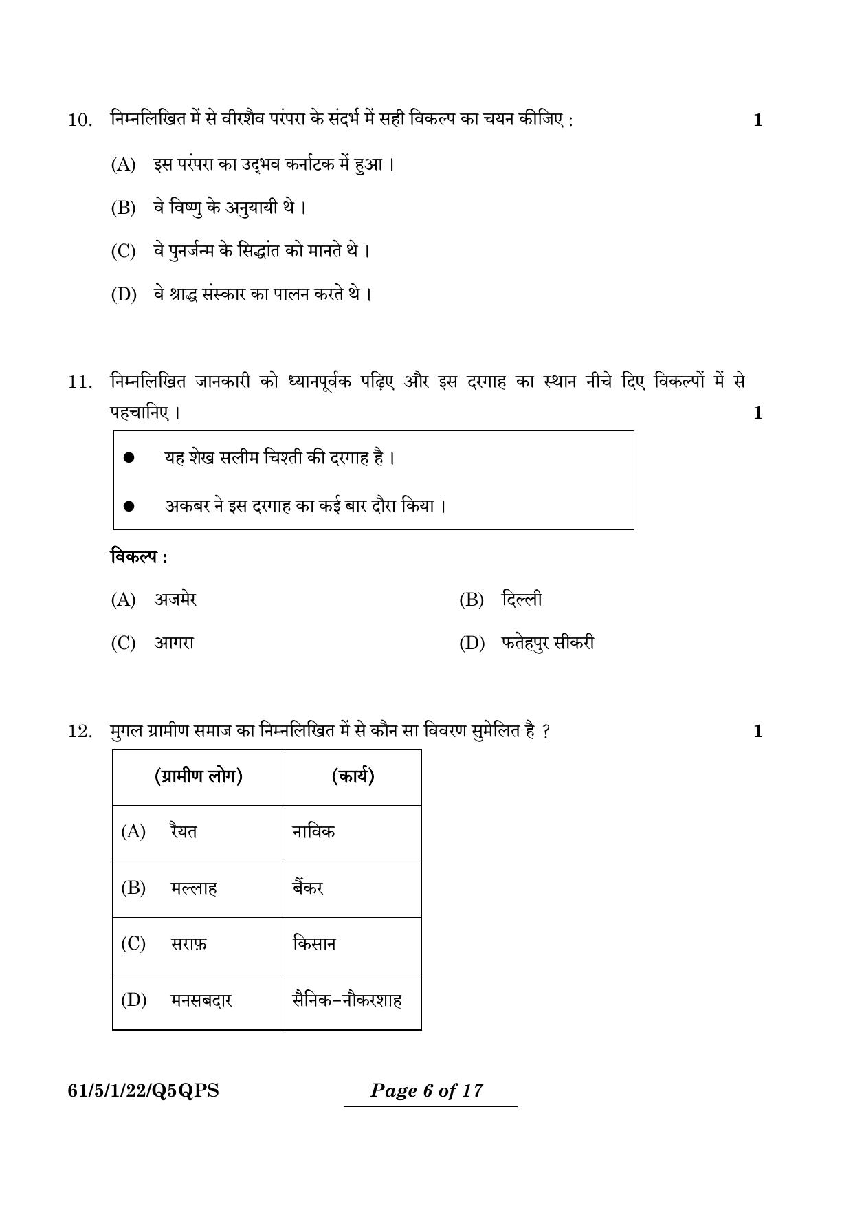 CBSE Class 12 61-5-1 History 2024 Question Paper - Page 24