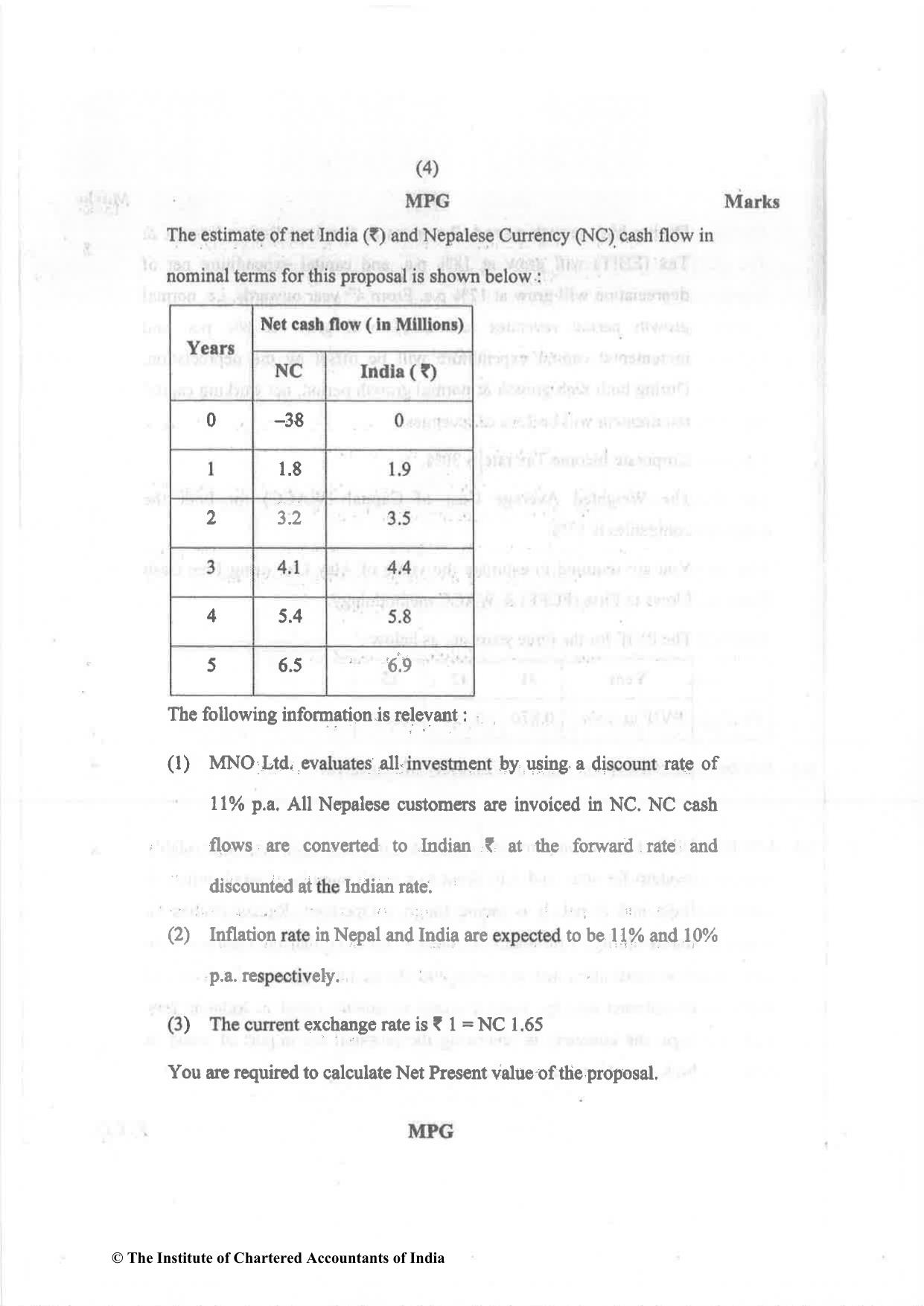 CA Final Nov 2022 Question Paper - Paper 2 – Strategic Financial Management - Page 4