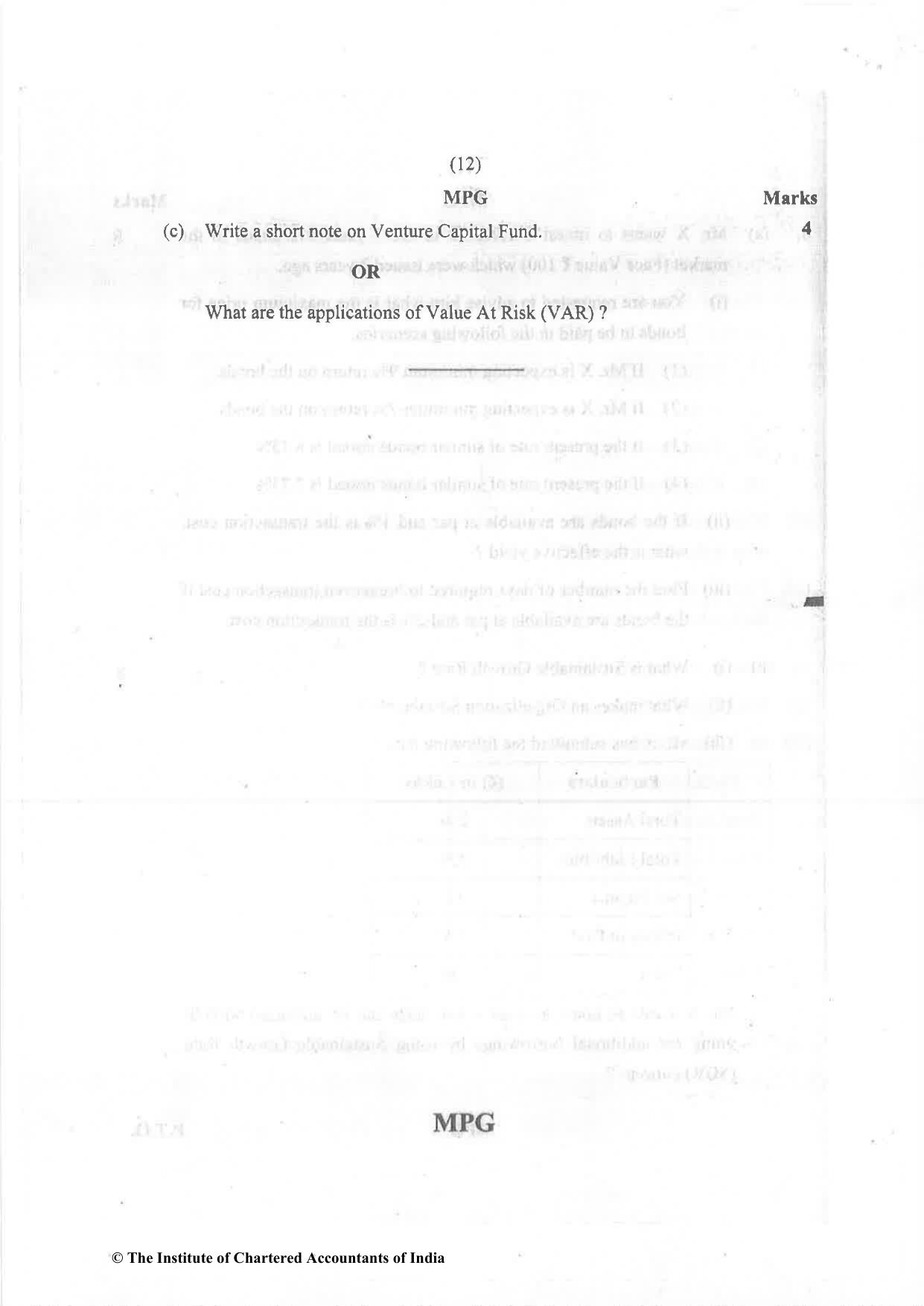 CA Final Nov 2022 Question Paper - Paper 2 – Strategic Financial Management - Page 12